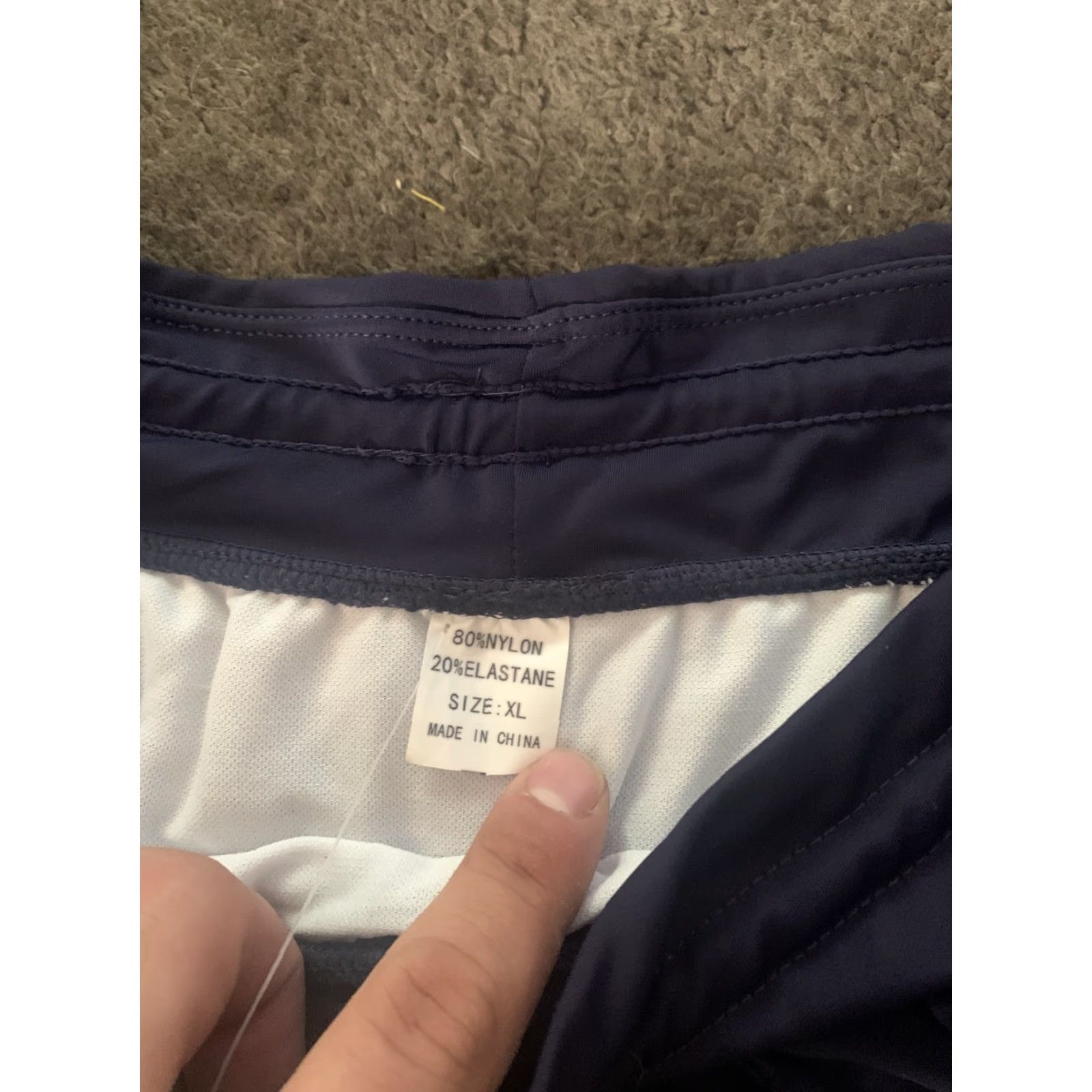 Vintage VINTAGE? NWT - Chin Fun Sports Womens Shorts Blue XL Adjustable Waist Womens Shorts XL Blue Fun Adjustable Waist Size 40" / US 18 - 4 Thumbnail
