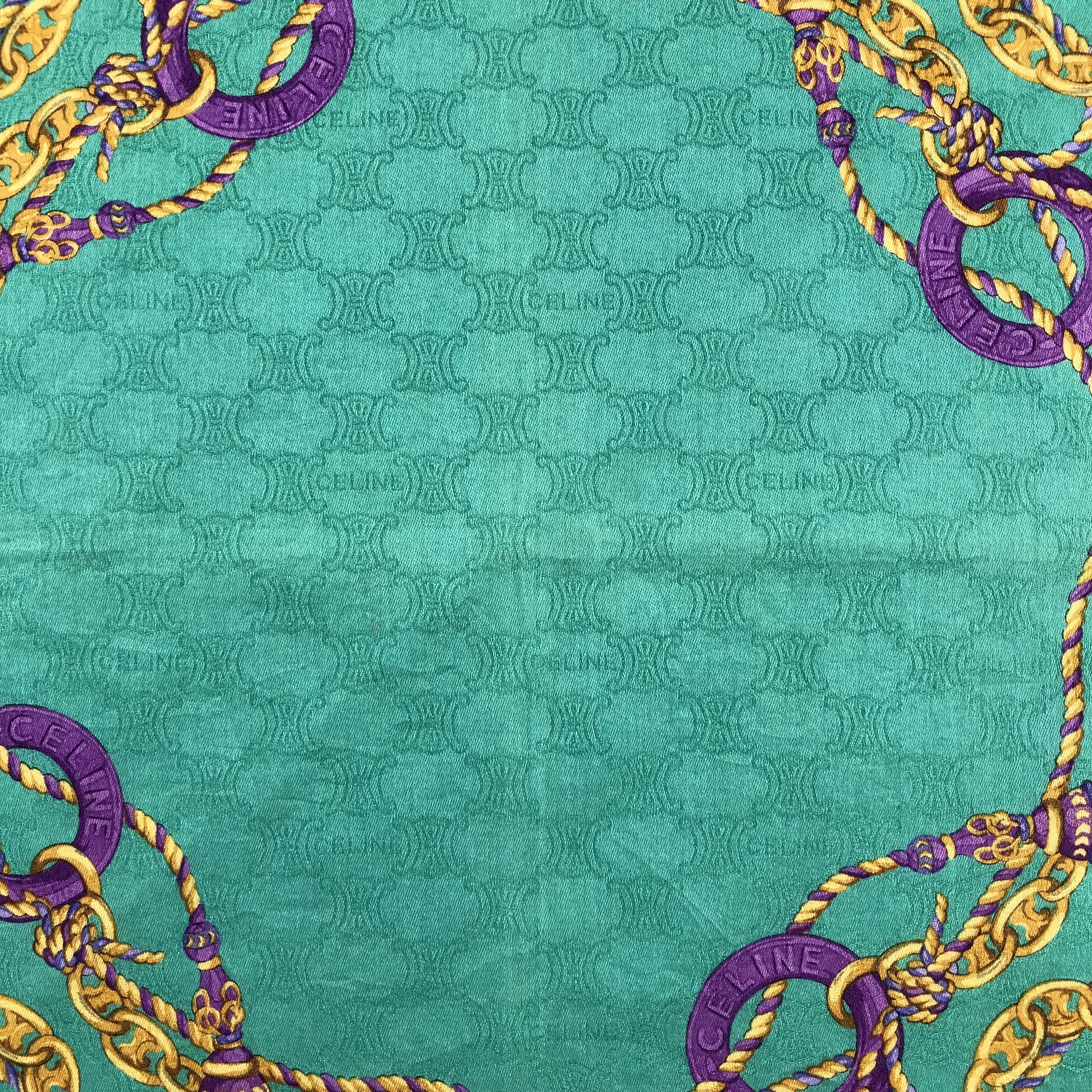 Celine Celine Handkerchief / Bandana / Neckerchief C528 Size ONE SIZE - 6 Thumbnail