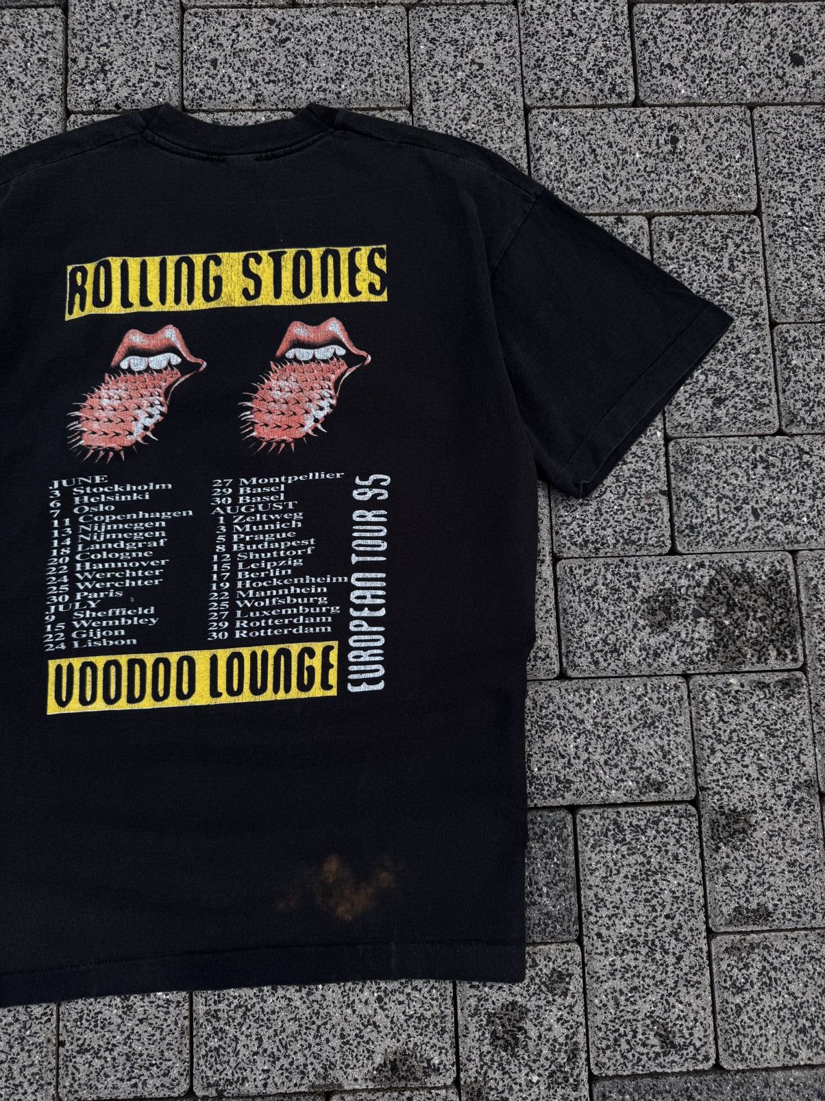 The Rolling Stones × Vintage Vintage The Rolling Stones Voodoo Lounge Tour 1995 T-Shirt Size US M / EU 48-50 / 2 - 6 Thumbnail