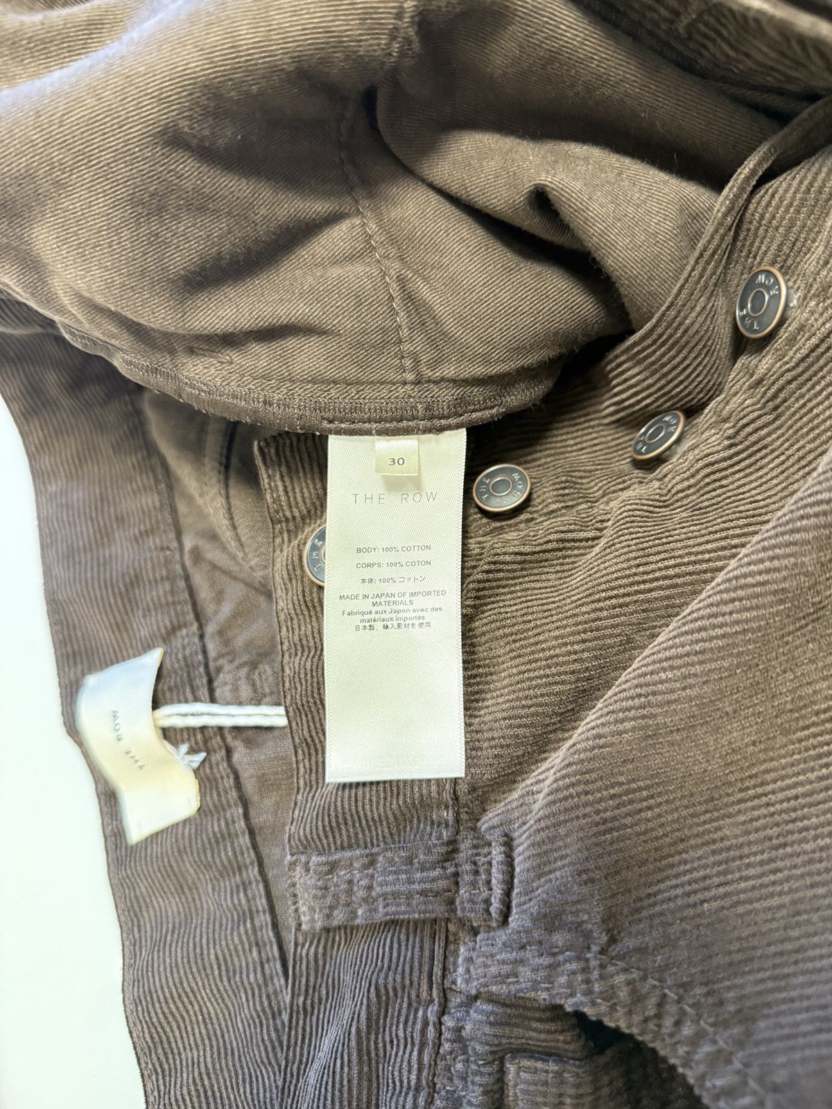 The Row The Row Burt Corduroy Trousers Size US 30 / EU 46 - 18 Thumbnail