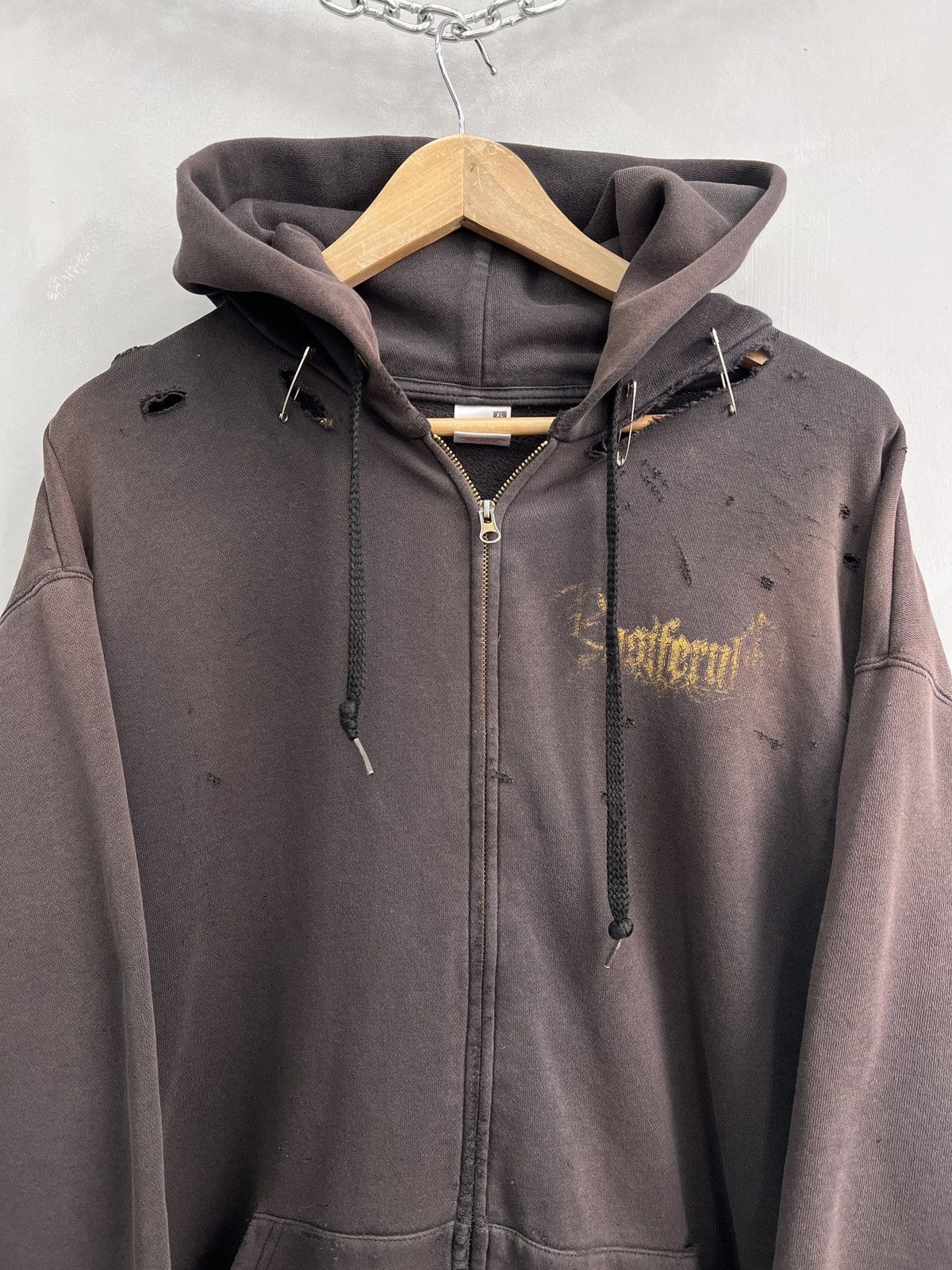 Affliction × If Six Was Nine CRAZY SUN FADED TRASH legrandebleu STYLE HOODIE Size US XL / EU 56 / 4 - 4 Thumbnail