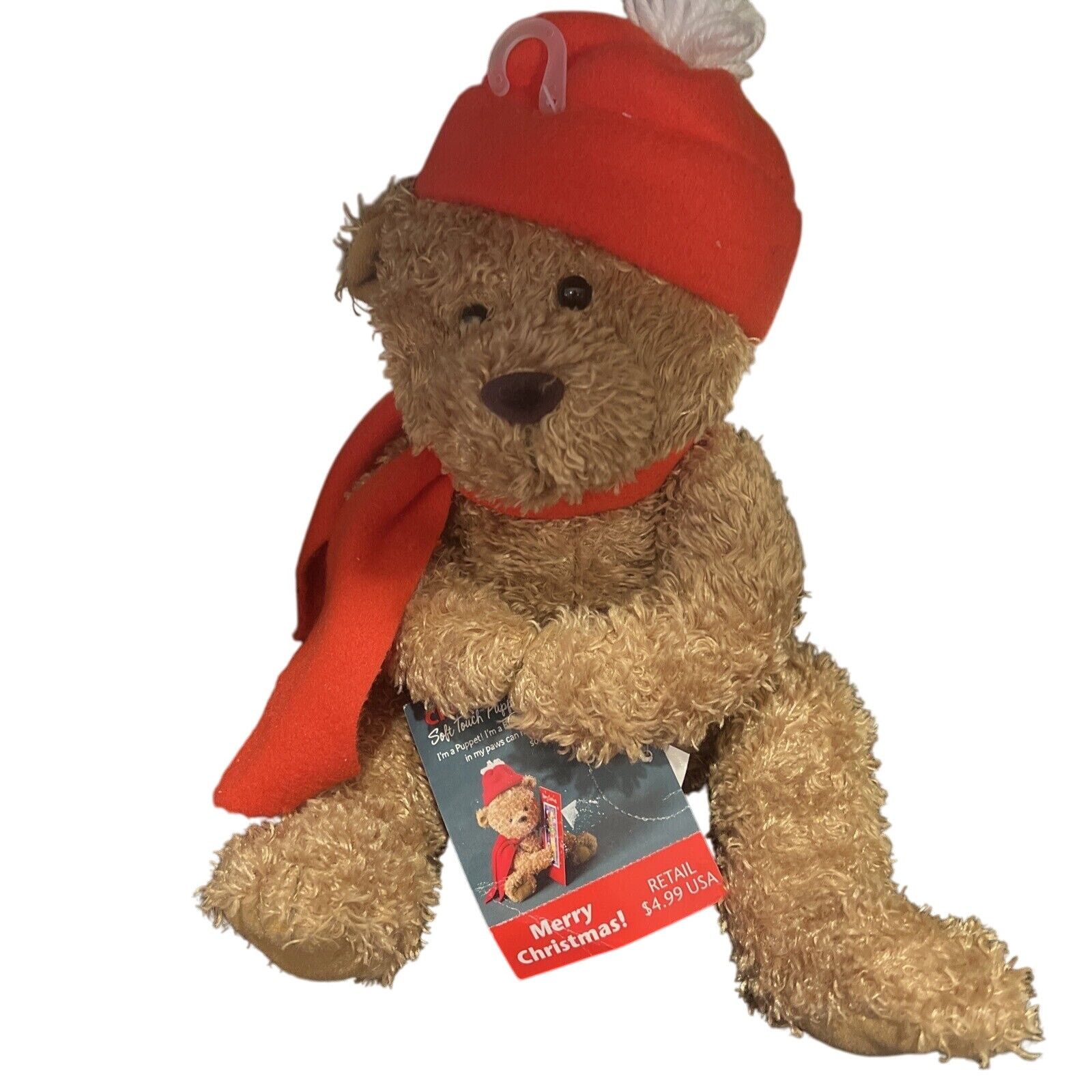 & Other Stories Vintage Holiday Soft Puppet Bear Christmas Plush Stuffed... Size ONE SIZE - 1 Thumbnail