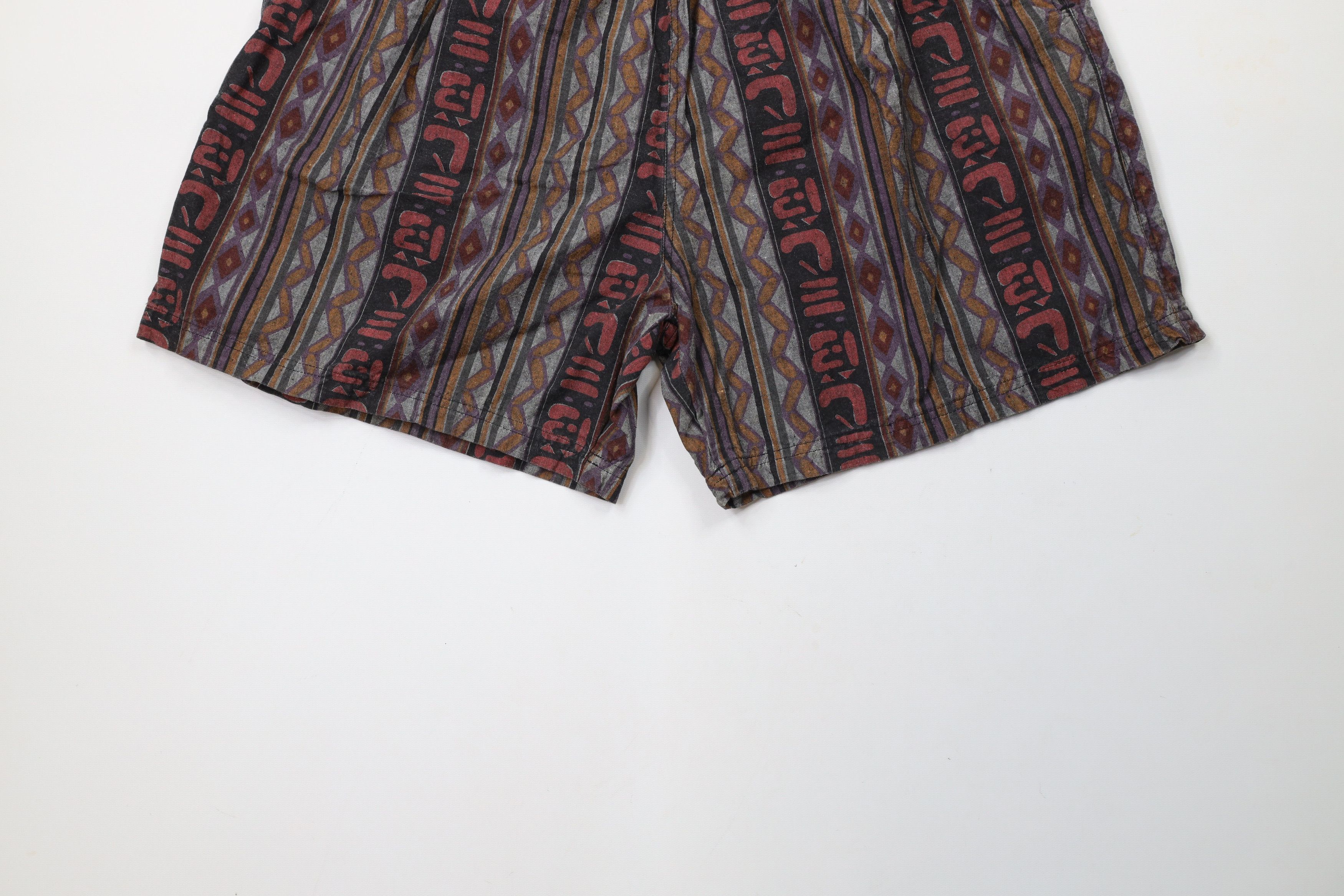 Vintage Vintage 90s Streetwear Lined Above Knee Shorts Trunks Size US 34 / EU 50 - 4 Thumbnail