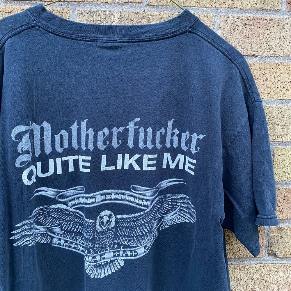 Vintage Vintage Kid Rock American Bad A** Shirt Large "MF QUITE LIK Size US L / EU 52-54 / 3 - 2 Thumbnail