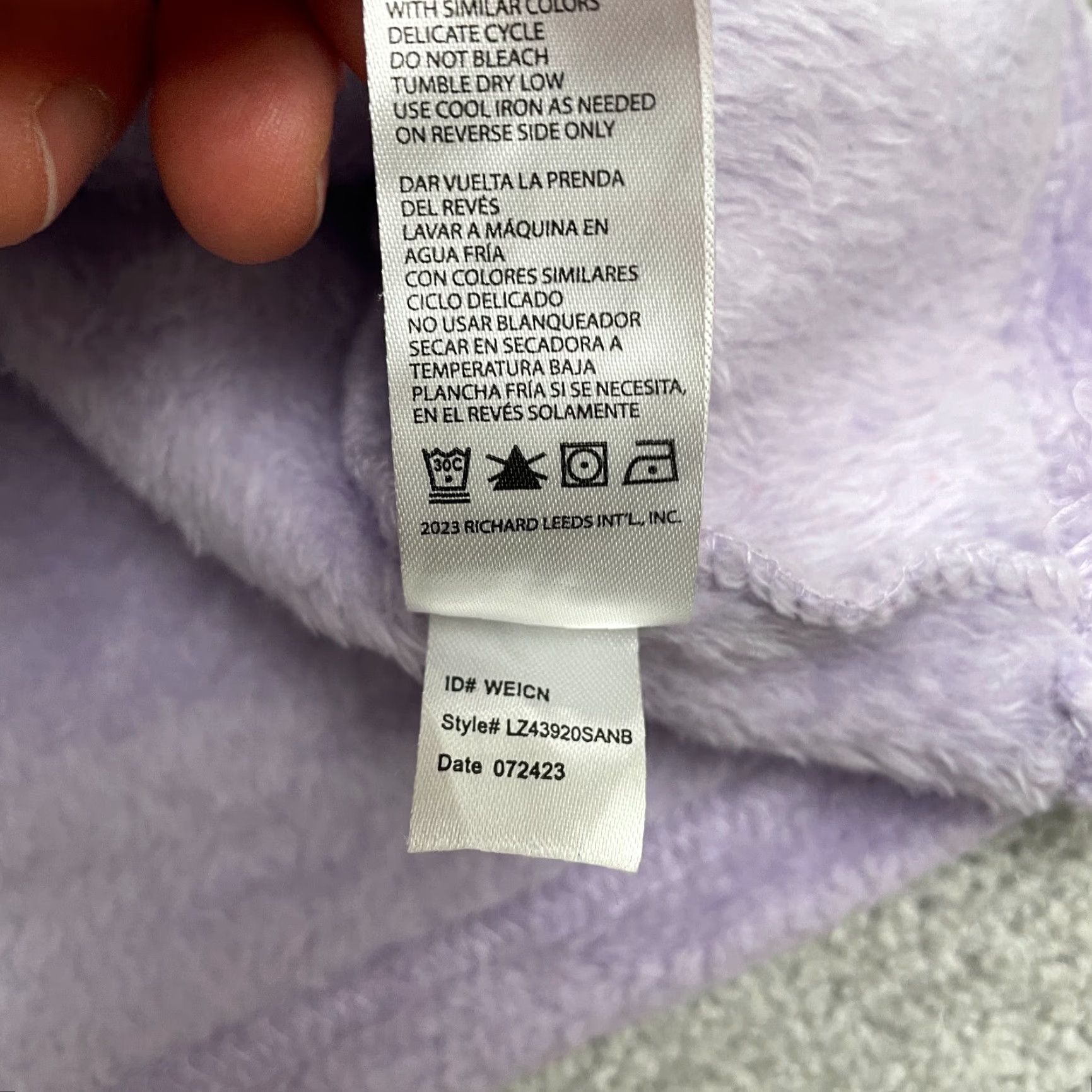 Disney Disney Nightmare Before Christmas Plush Lounge Sweatshirt Women XL Purple Casual Size XL / US 12-14 / IT 48-50 - 7 Thumbnail