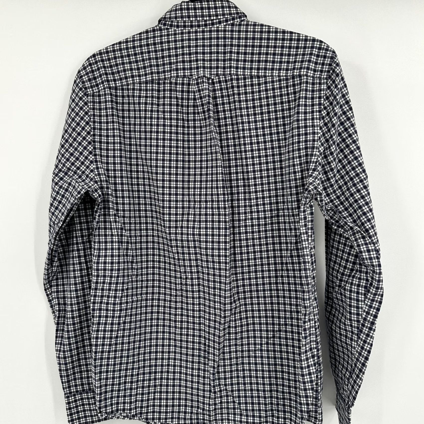 Vintage LL Bean Signature Shirt Mens Small Blue Gingham Plaid Button Down Long Sleeve Size US S / EU 44-46 / 1 - 6 Thumbnail