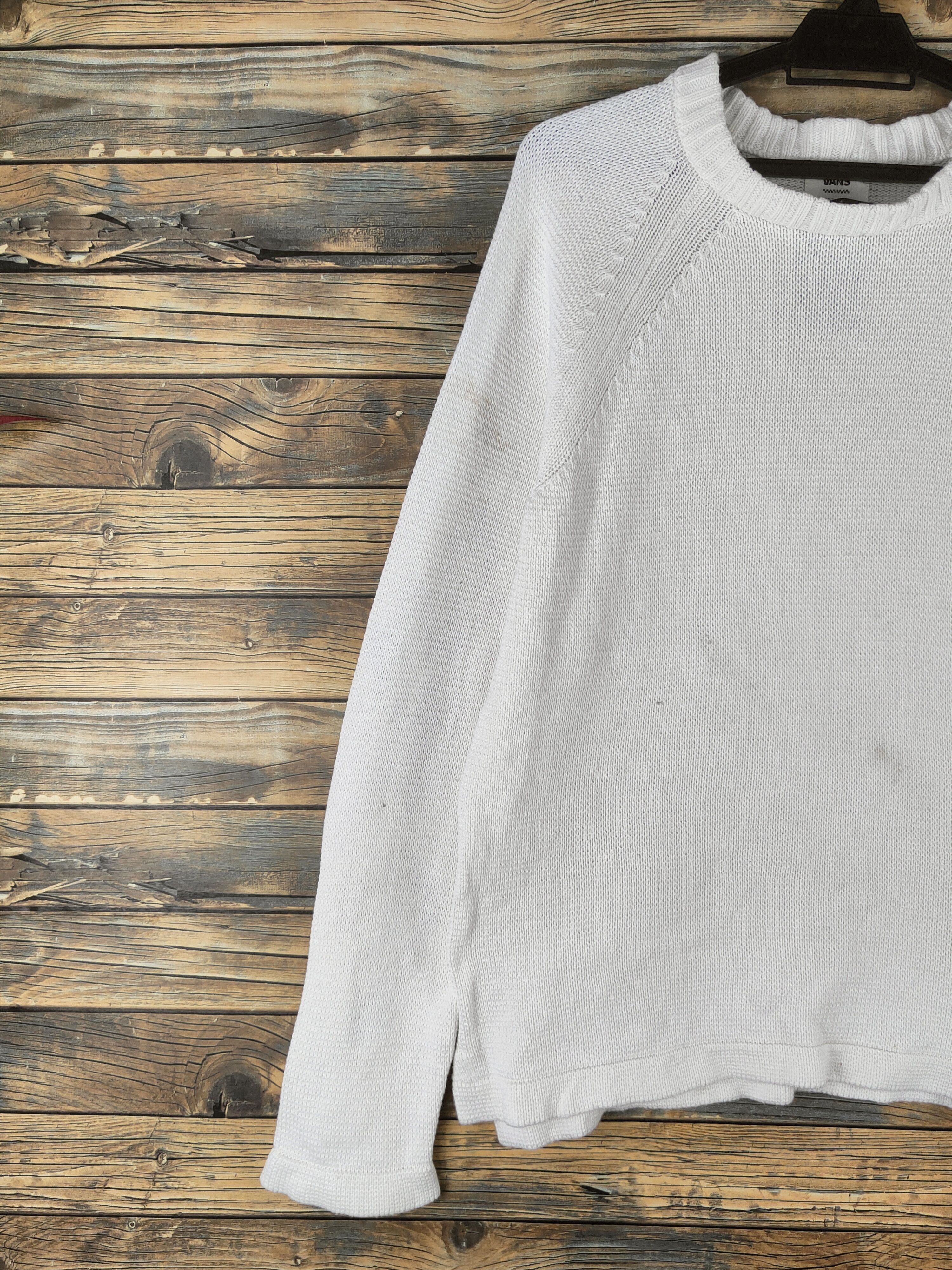 Vans DL Vans White Knitwear Sweatshirts #46-128 Size US M / EU 48-50 / 2 - 3 Thumbnail