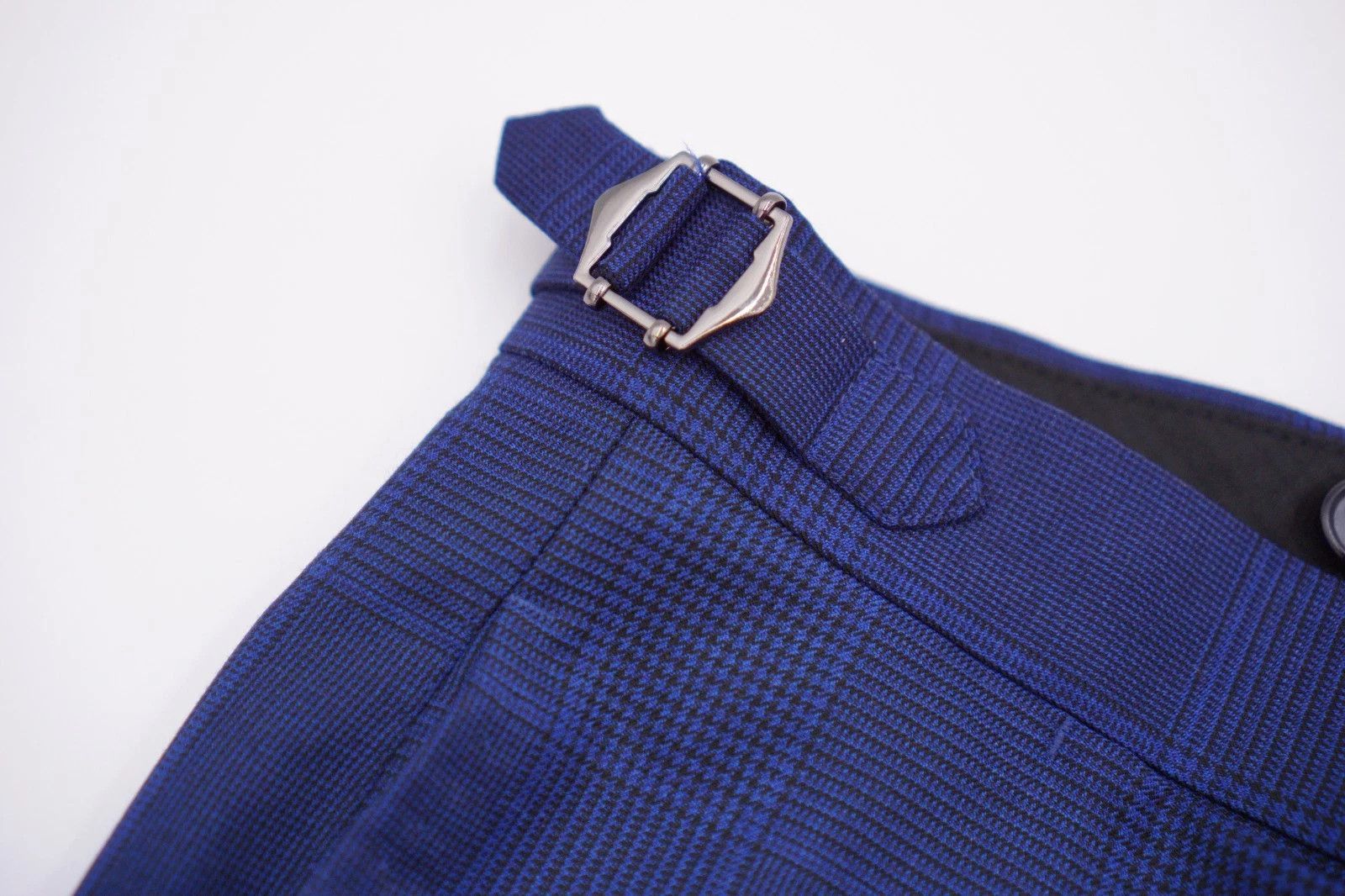 Suitsupply Men Suitsupply Trousers Navy Blue Brescia Regulators US40L Size 40L - 4 Thumbnail