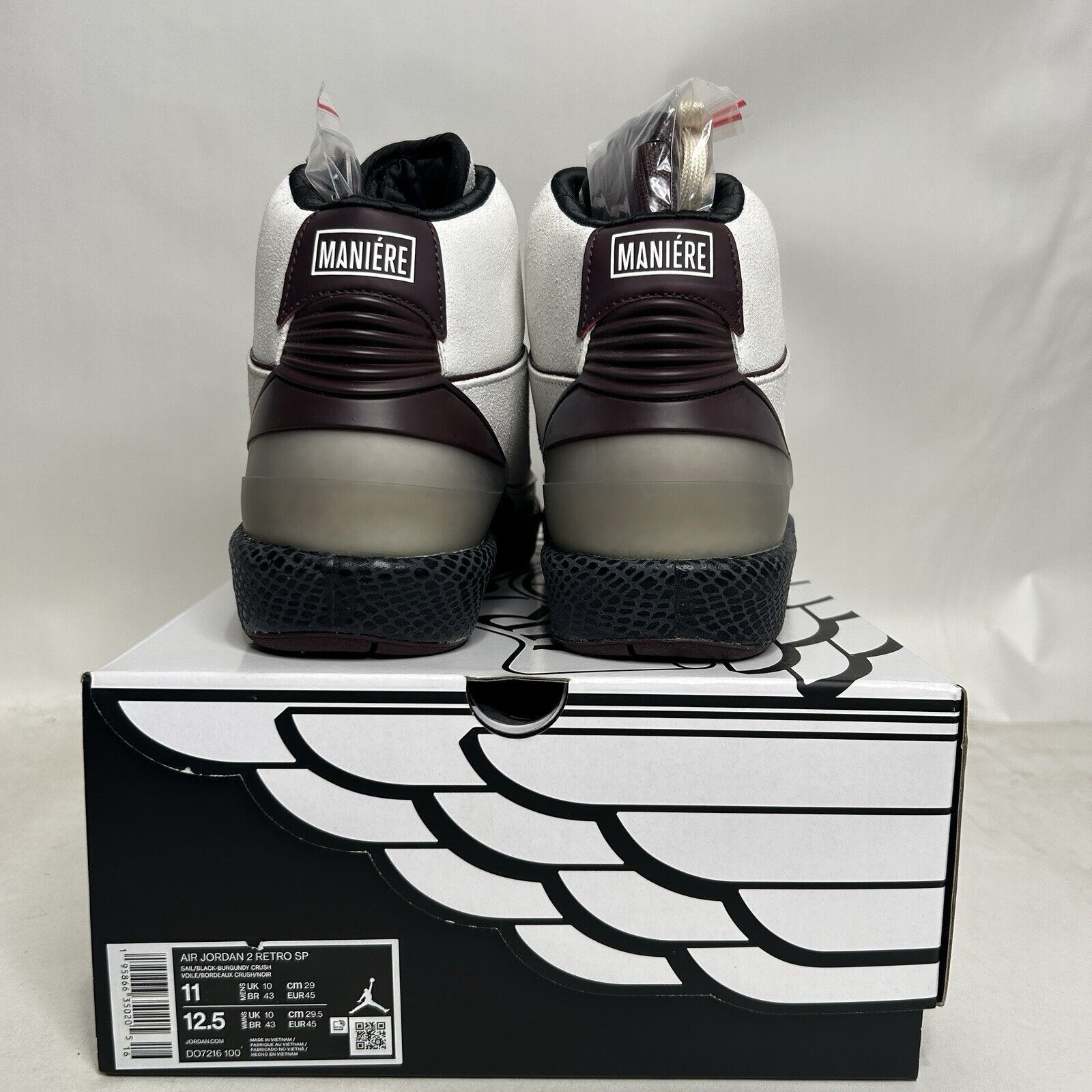 Jordan Brand Nike Air Jordan 2 Retro SP x A Ma Maniére “Airness” 2024 Size US 11 / EU 44 - 4 Thumbnail