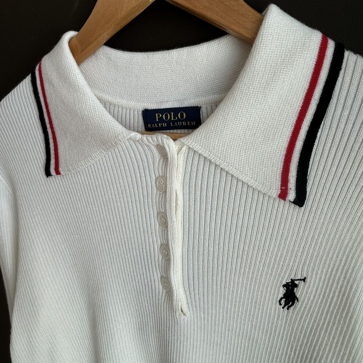 Polo Ralph Lauren NEW Polo Ralph Lauren Collar White Top Size S / US 4 / IT 40 - 6 Thumbnail