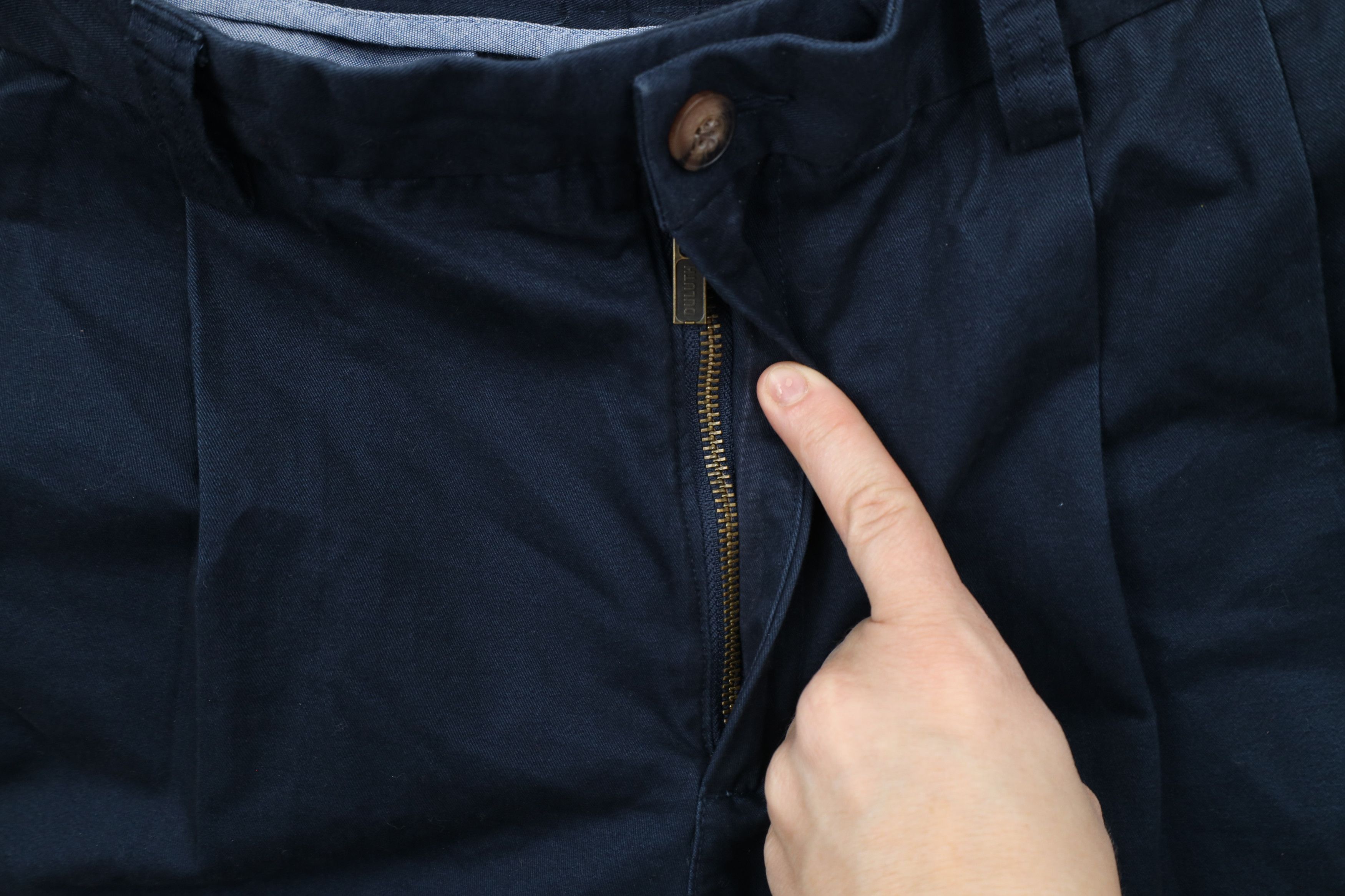 Duluth Trading Company × Valentino Duluth Trading Co Middle Management Chino Pants Navy Blue Size US 38 / EU 54 - 6 Thumbnail