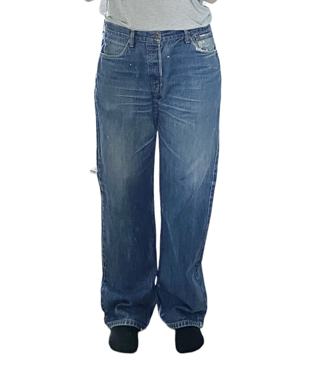 Levi's Vintage Blue Levi’s Straight Leg Jeans Trousers Basic 582 Size US 36 / EU 52 - 2 Thumbnail