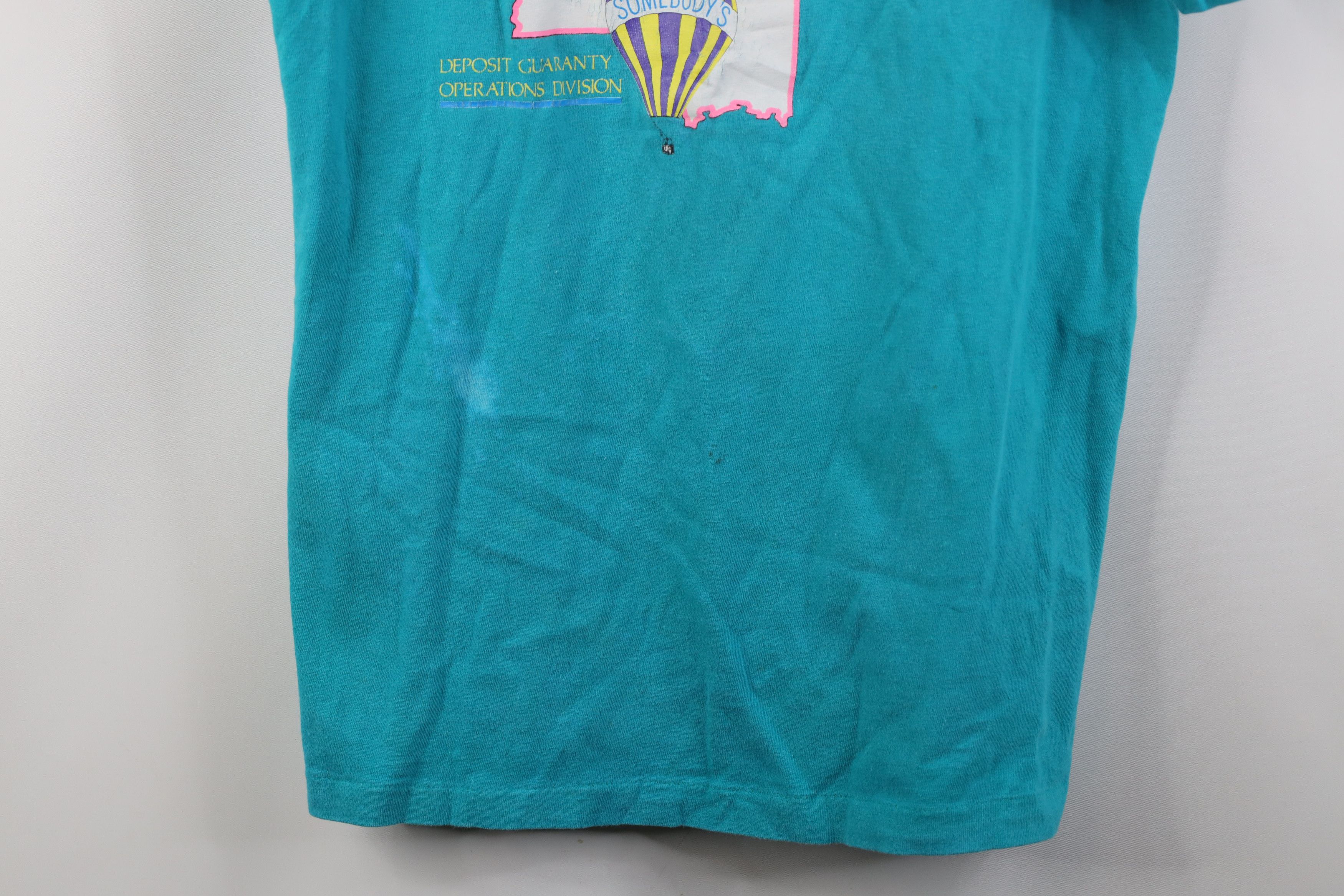 Vintage Vintage 80s 90s Streetwear Hot Air Balloon T-Shirt USA Size US L / EU 52-54 / 3 - 3 Thumbnail