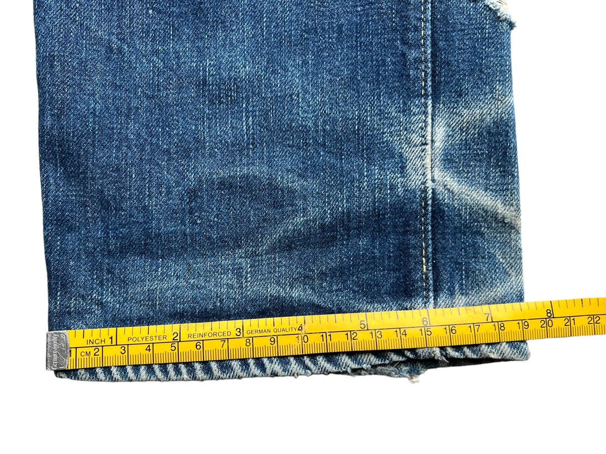 Vintage Full Count Distressed Selvedge Denim Jeans 29x33