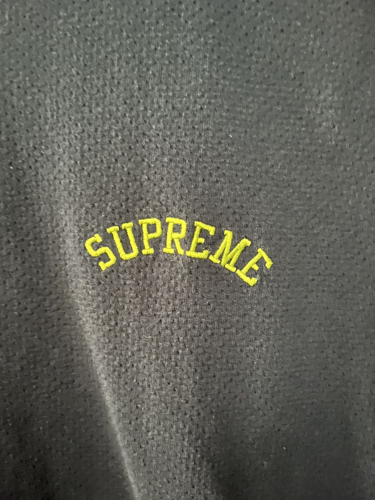 Supreme Supreme Mesh Arc Logo Navy Short Sleeve T Shirt Size US M / EU 48-50 / 2 - 4 Thumbnail
