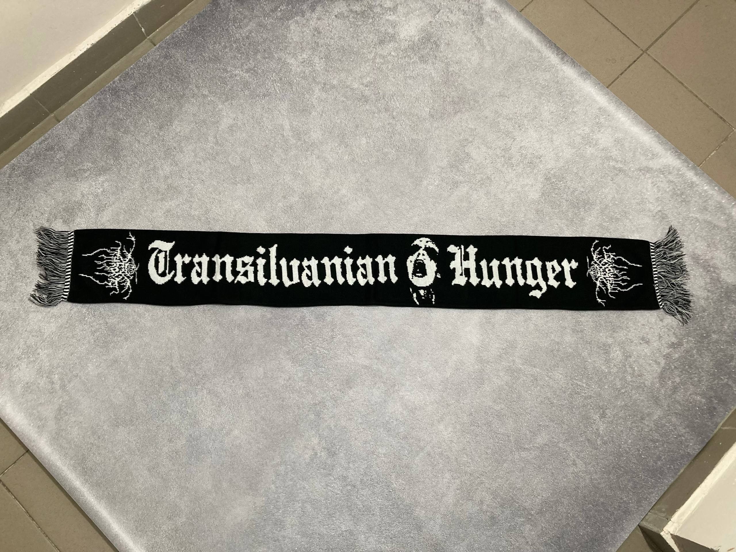 Band Tees Scarf Darkthrone - Transilvanian Hunger black metal Size ONE SIZE - 5 Thumbnail