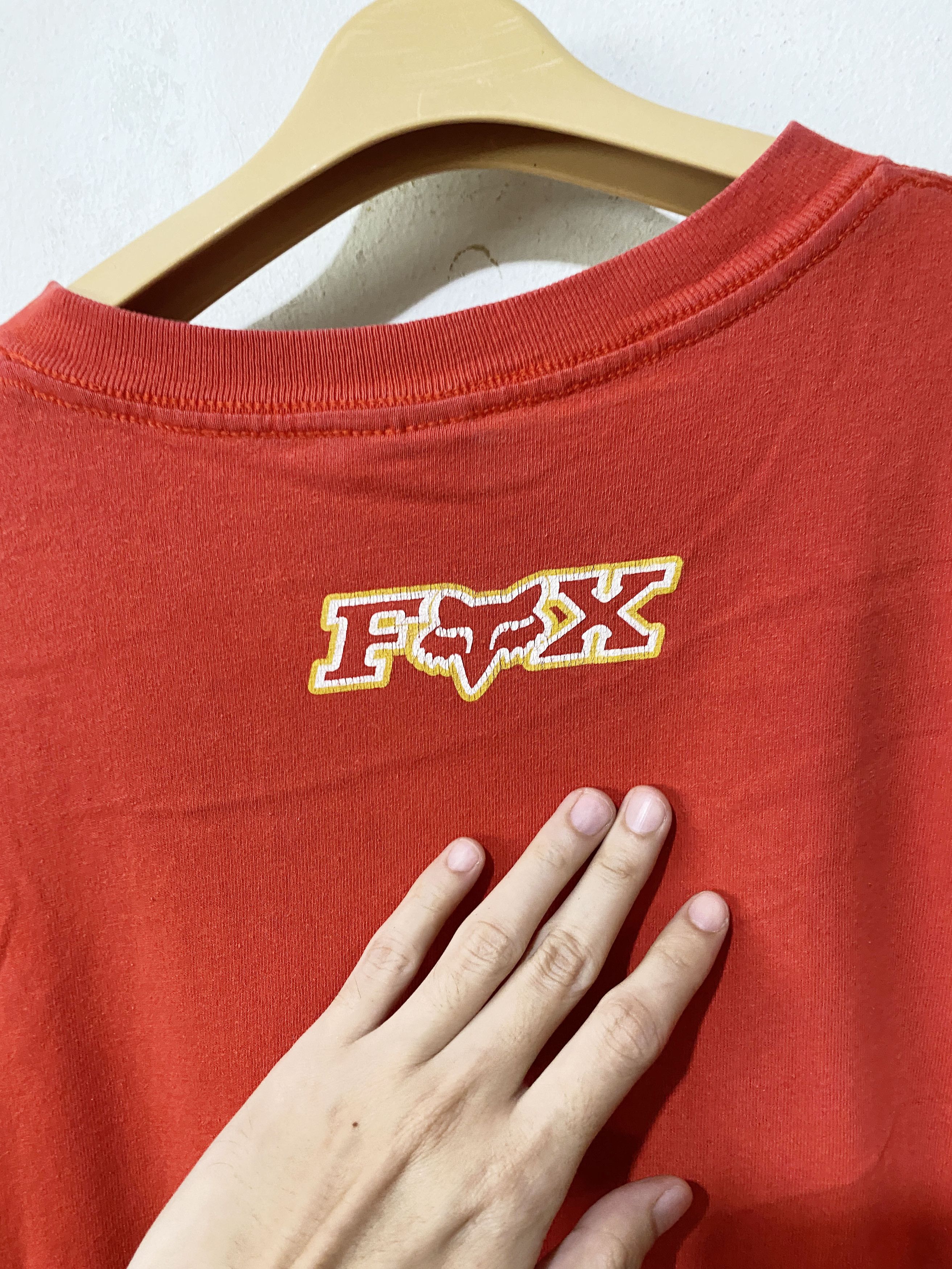 Fox Racing × Vintage Vintage 90s Fox Racing Shirt Size US XL / EU 56 / 4 - 4 Thumbnail