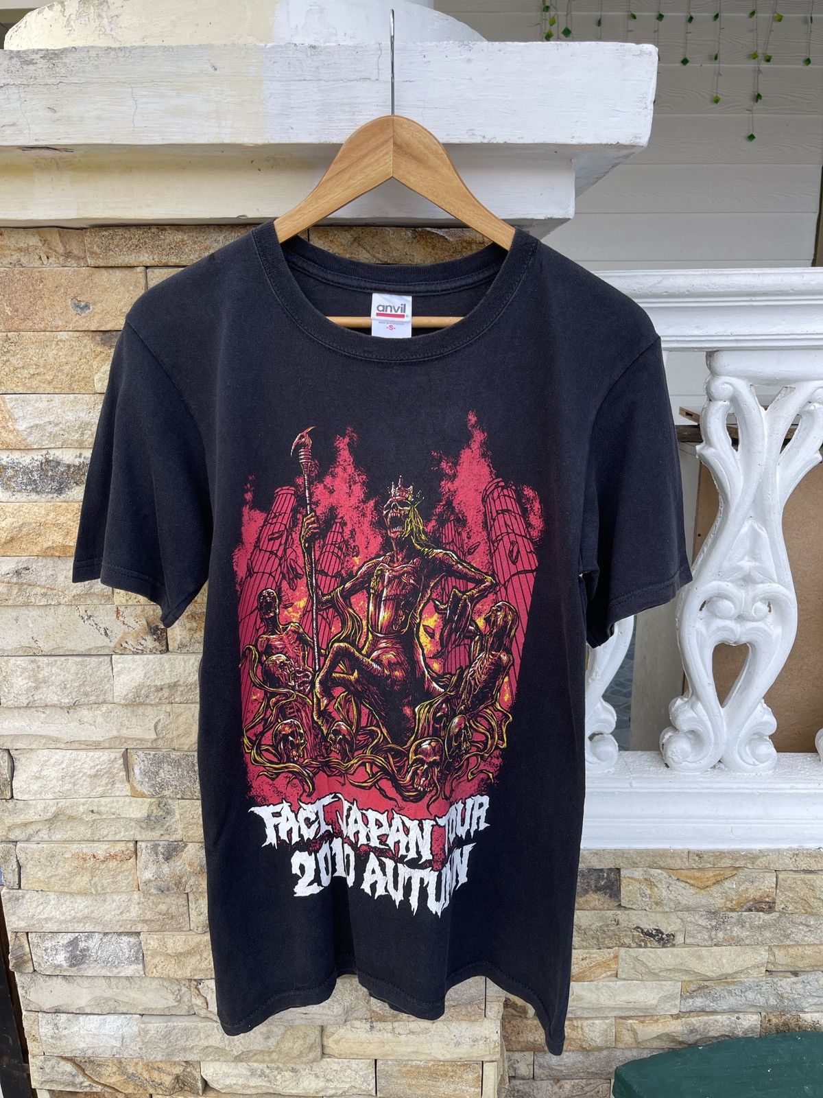 Band Tees Rare🔥Vintage y2k FACT JAPAN TOUR 2010 Autumn Tee Size US S / EU 44-46 / 1 - 1 Thumbnail