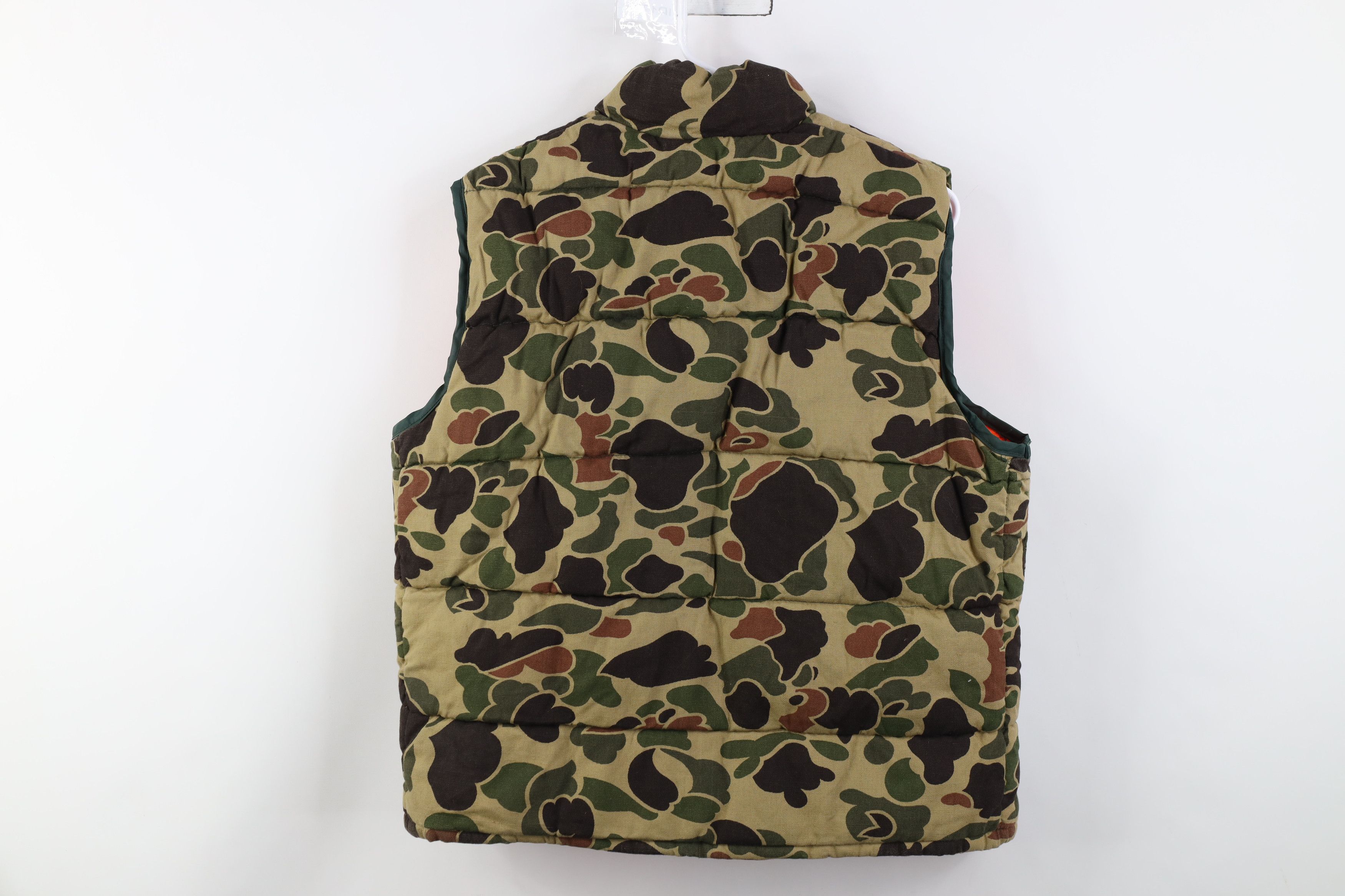 Vintage Vintage 70s Streetwear Reversible Canvas Puffer Vest Size US L / EU 52-54 / 3 - 8 Thumbnail