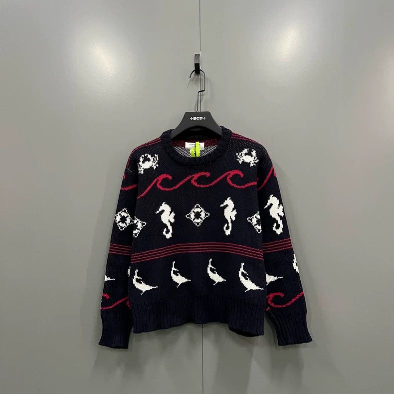 Thom Browne Thom Browne Printed knitwear with foreign animal elements 2 Size US XL / EU 56 / 4 - 1 Thumbnail