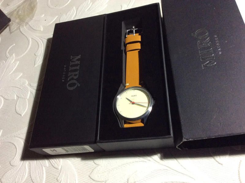 Designer Miro White/Brown Men's Watch Size ONE SIZE - 3 Thumbnail