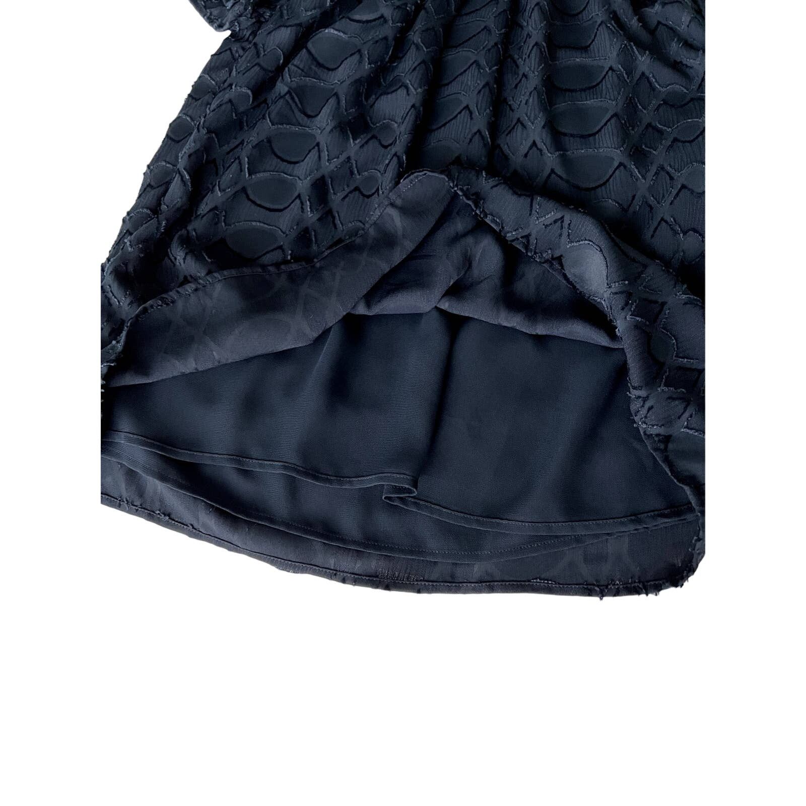 Ann Taylor Ann Taylor Women's Short Sleeve Blouse Navy Blue Small Size S / US 4 / IT 40 - 9 Thumbnail