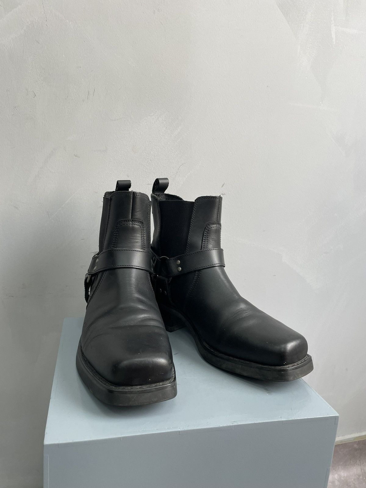 Western Rise Western guidi style 90s avant garde moto boots y2k Size US 13 / EU 46 - 4 Thumbnail