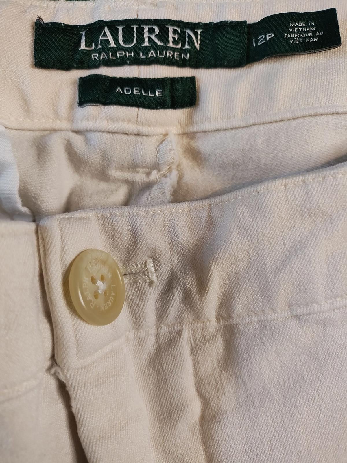 Lauren Ralph Lauren Lauren Ralph Lauren "adelle" Women's Casual Beige Pants Size 34" / US 12 / IT 48 - 6 Thumbnail