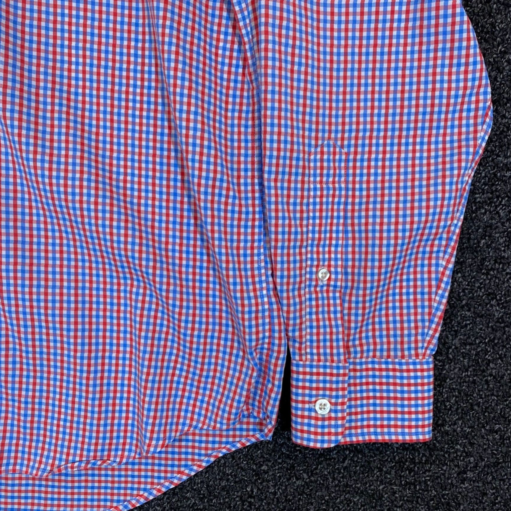 Vineyard Vines Vineyard Vines Shirt Mens Large Slim Red White Plaid Button Outdoors Preppy Shirt Size US L / EU 52-54 / 3 - 4 Thumbnail