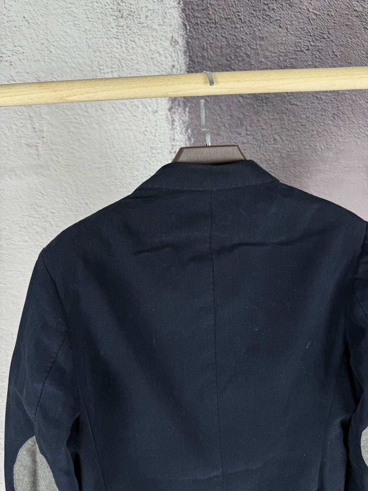 Boggi Boggi Milano vintage blue cotton 3 button blazer Size 44R - 17 Thumbnail