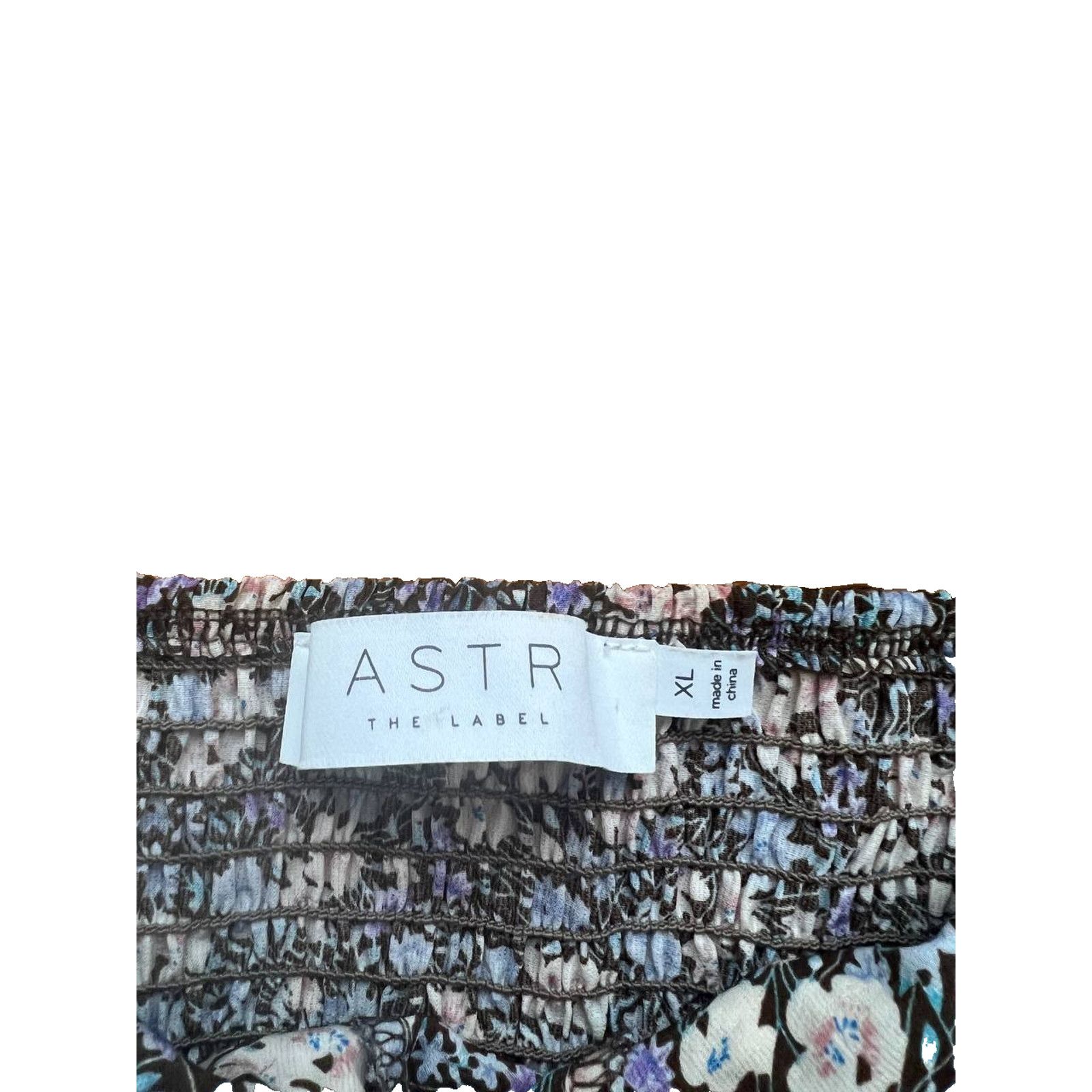 & Other Stories ASTR Label Floral Y2K Brown Long Sleeve crop Top XL A003149 Size XL / US 12-14 / IT 48-50 - 3 Thumbnail
