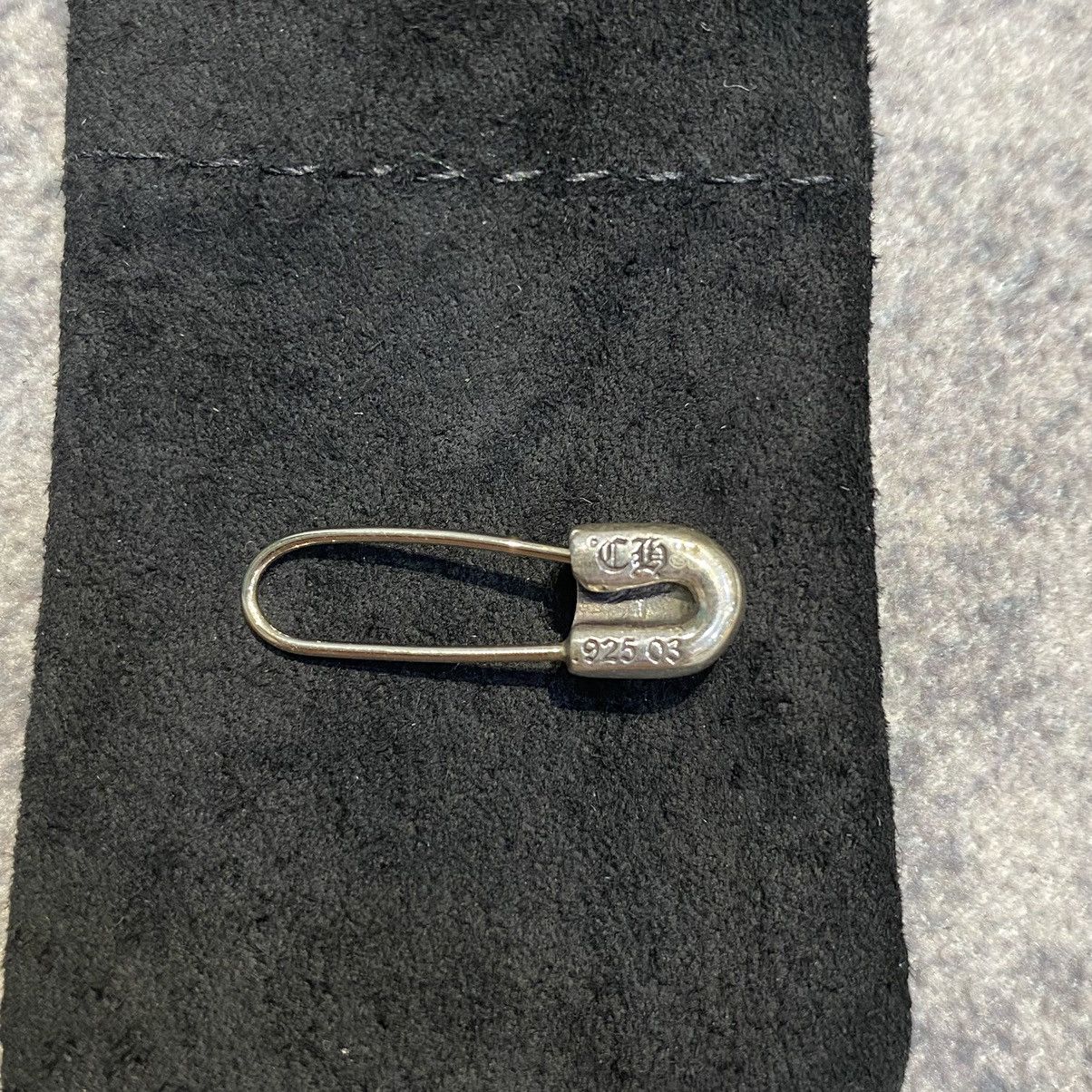 Chrome Hearts Chrome Hearts Safety Pin sliver earring Size ONE SIZE - 4 Thumbnail