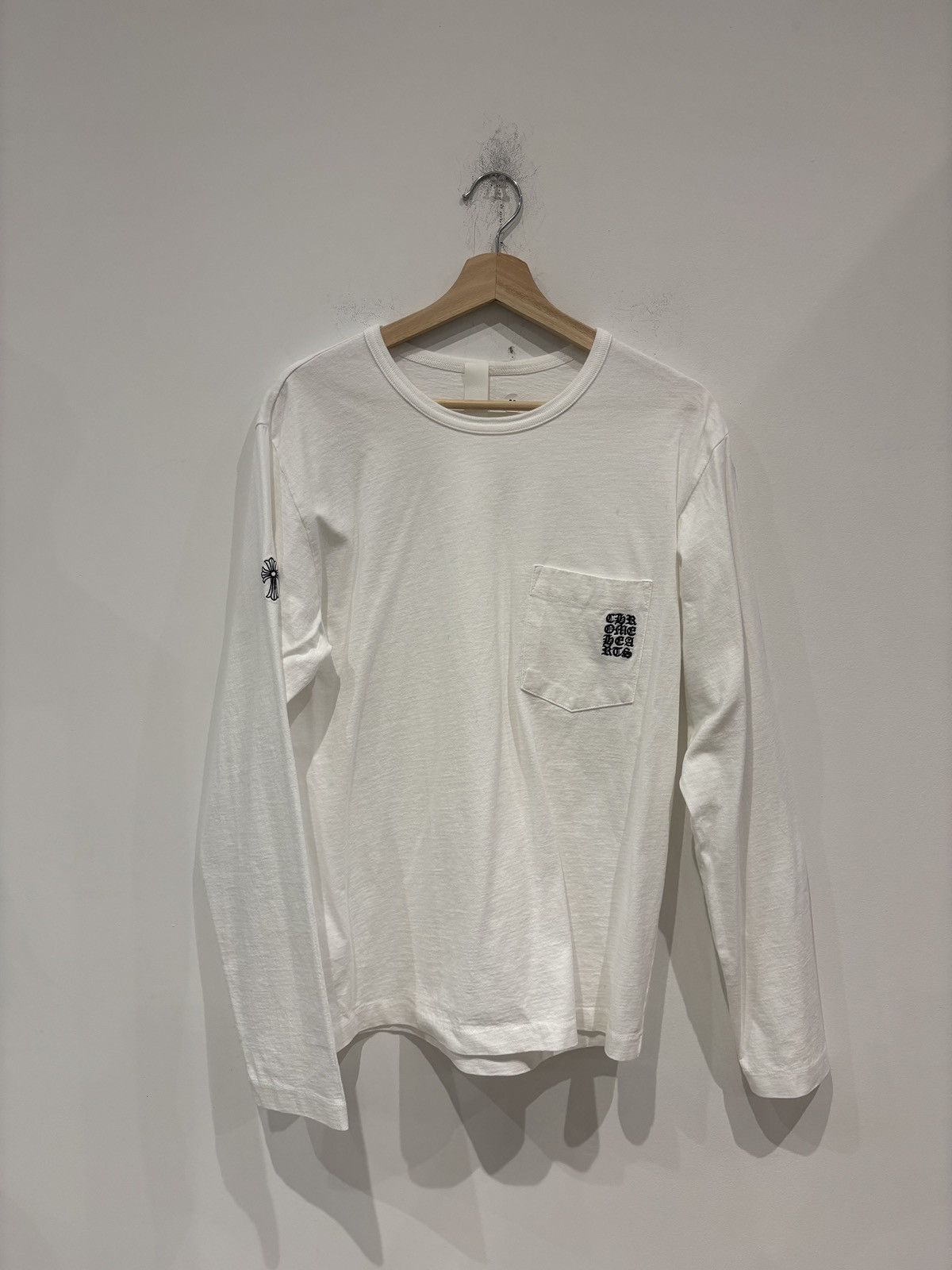 Chrome Hearts Chrome Hearts Grp Y Not Light Work Long Sleeve White Size: M Size US M / EU 48-50 / 2 - 1 Thumbnail