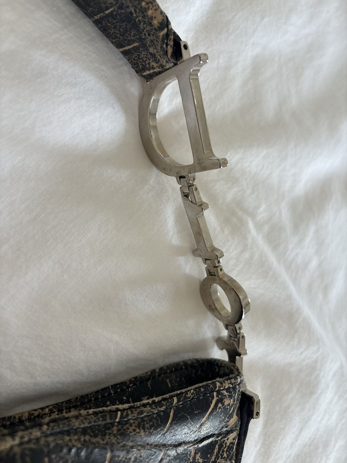 Dior Christian Dior RARE Pink and Black Python Corset Ballet Bag Size ONE SIZE - 11 Thumbnail