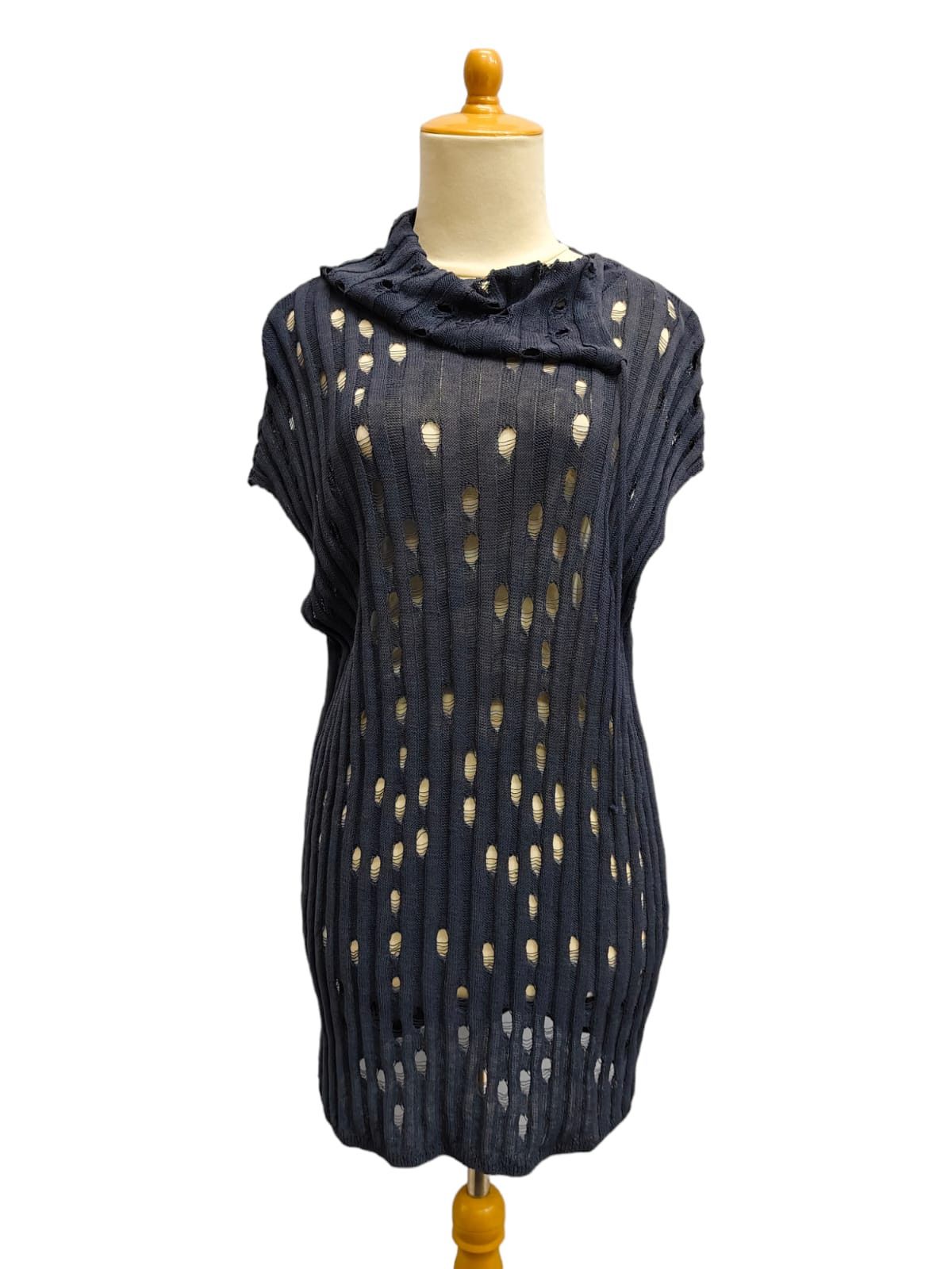 💥Sarah Pacini Destroyed Sleeveless Knitwear