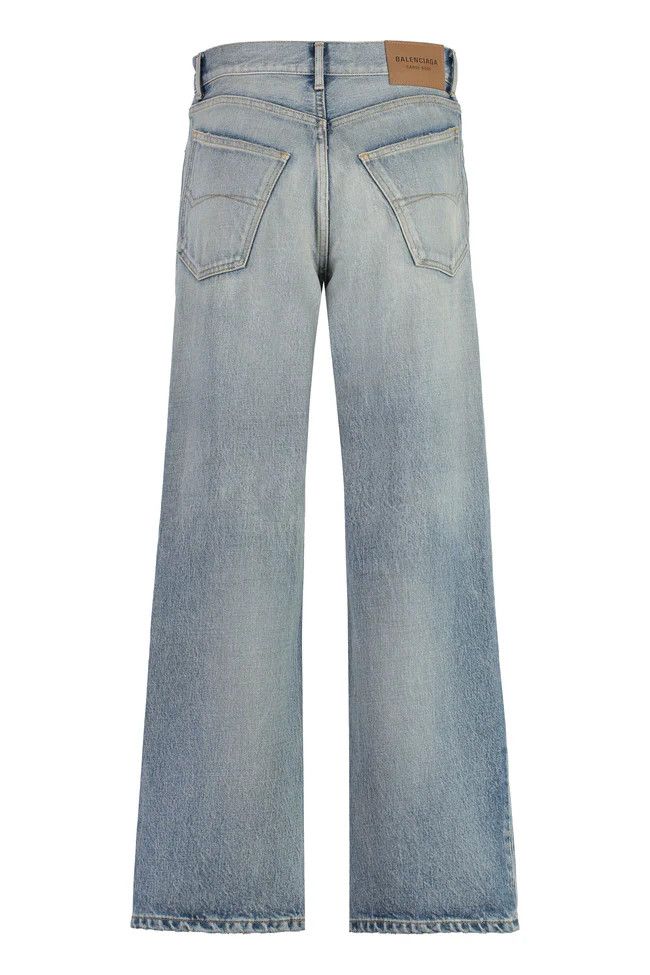 Balenciaga o1y0625 Denim Pant in Light Blue Size 28" / US 6 / IT 42 - 2 Thumbnail