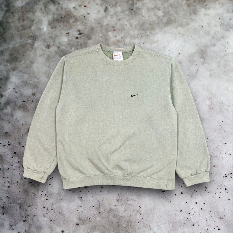 image of Made In Usa Washed & Faded 90's Boxy Sweatshirt in Gray/Beige, Men's (Size Medium)