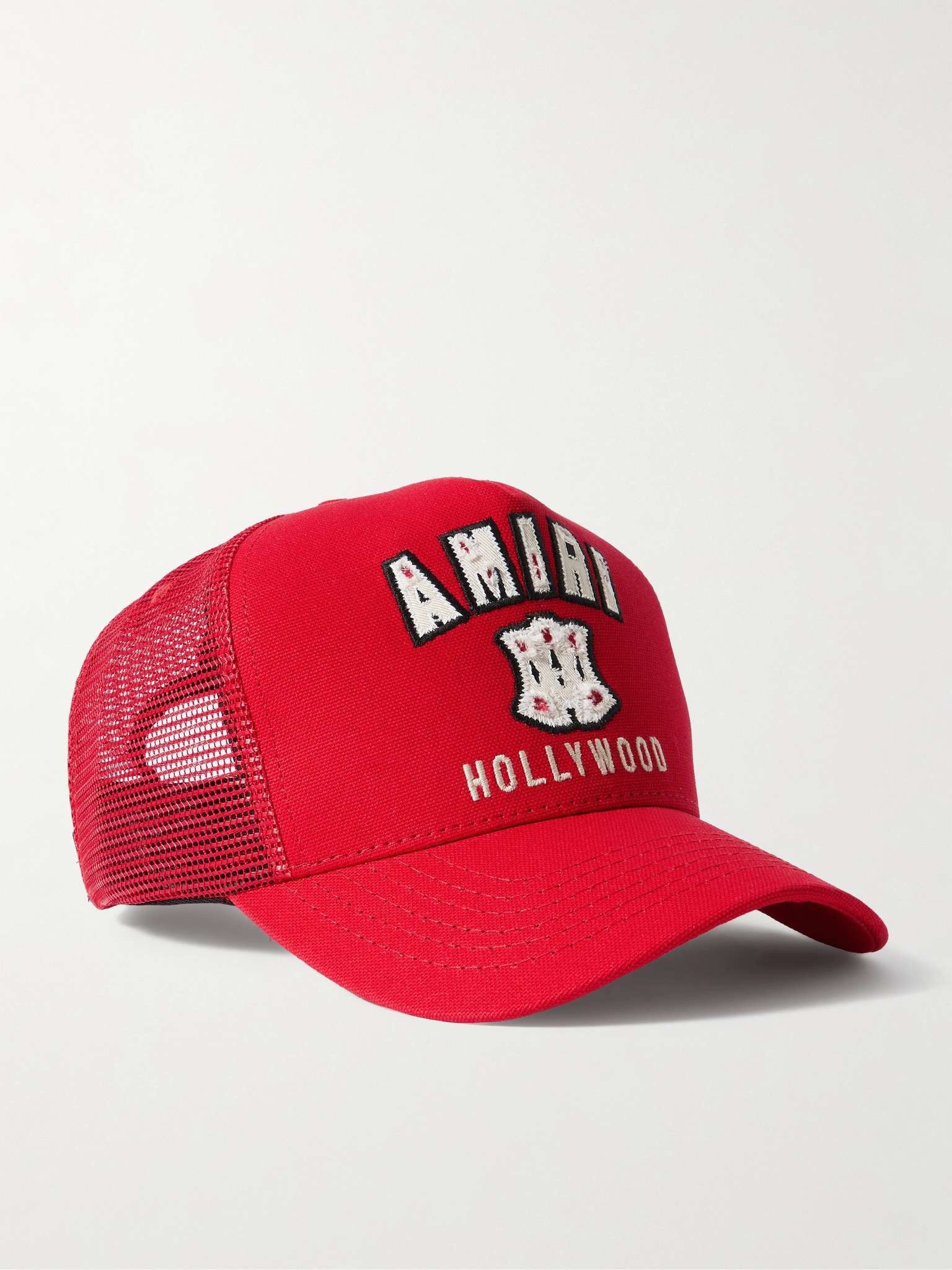 Amiri oc11z0126 Size: OS / MA Hollywood Trucker Hat / Cap in Red Size ONE SIZE - 1 Thumbnail