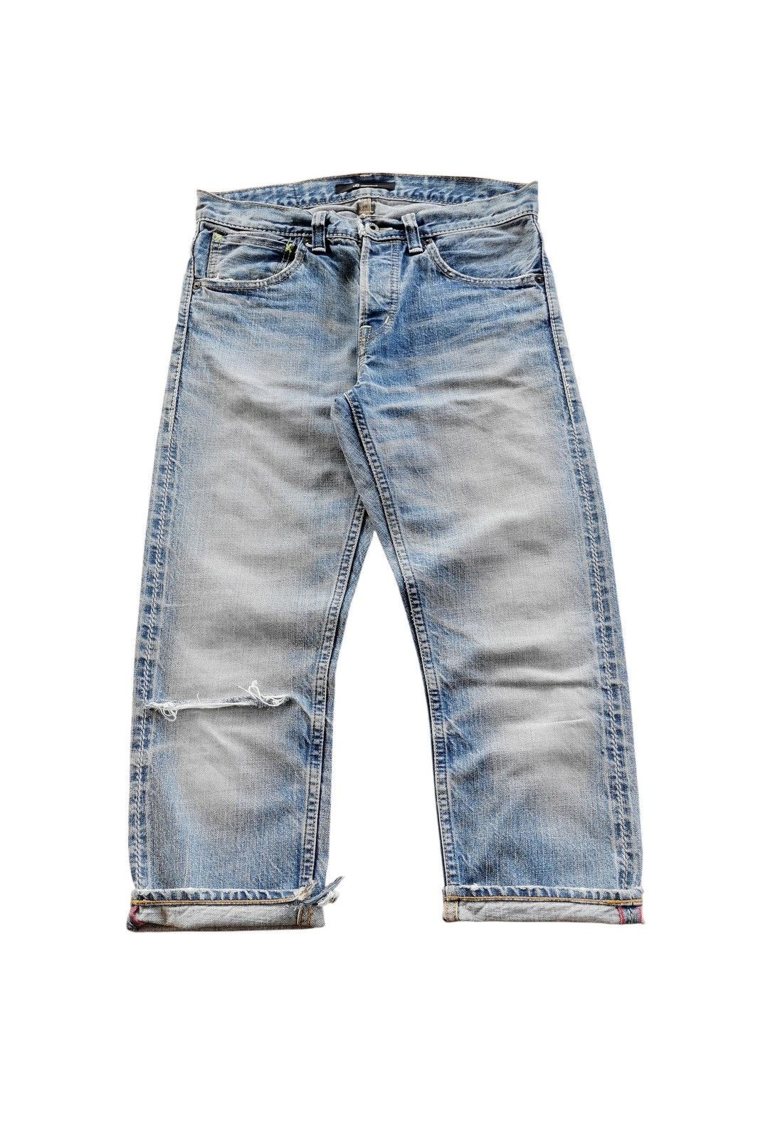Johnbull Johnbull Selvedge Distressed Jeans Size US 29 - 1 Thumbnail