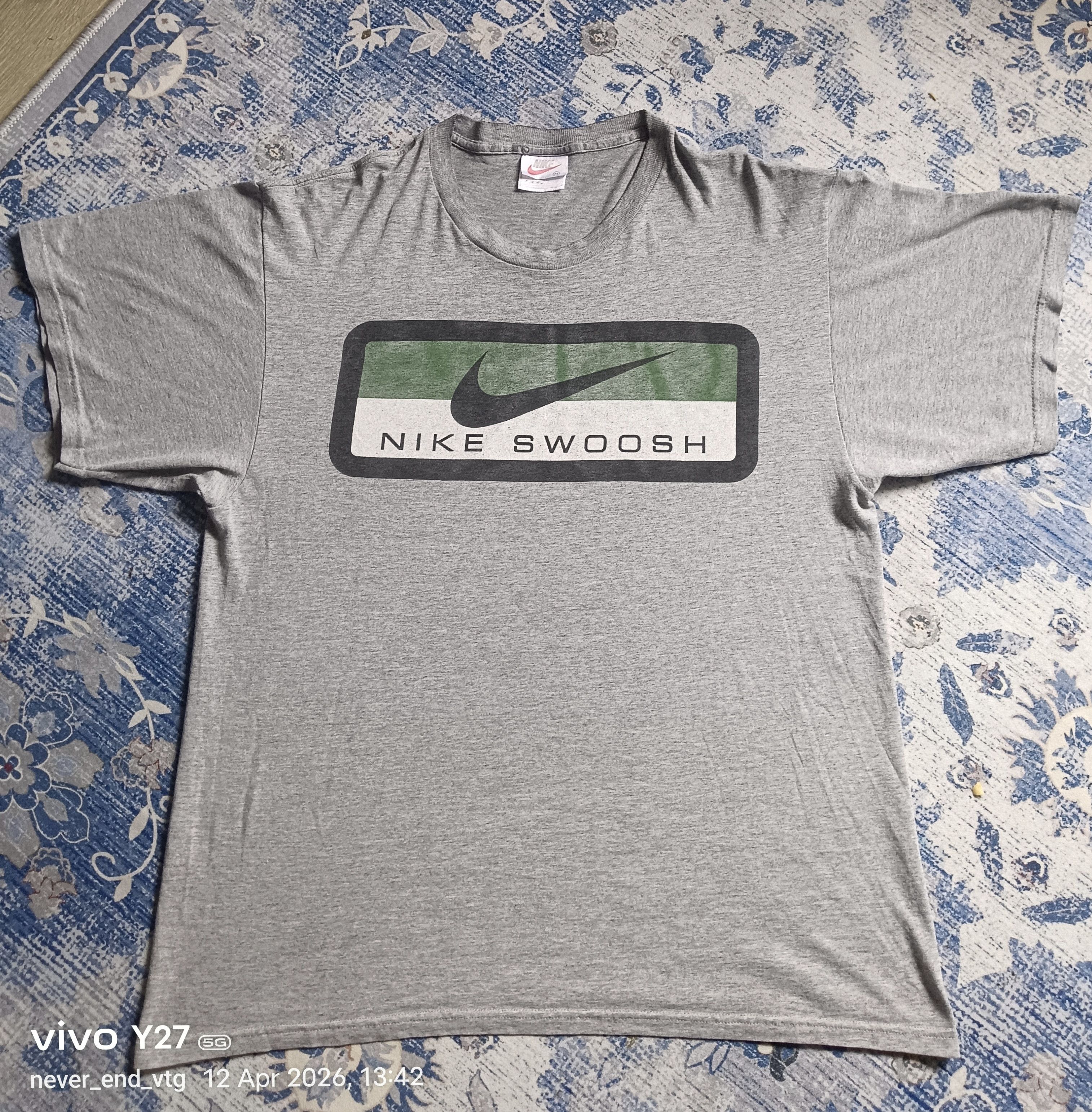 Nike VINTAGE NIKE SWOOSH BIG LOGO Size US M / EU 48-50 / 2 - 1 Thumbnail