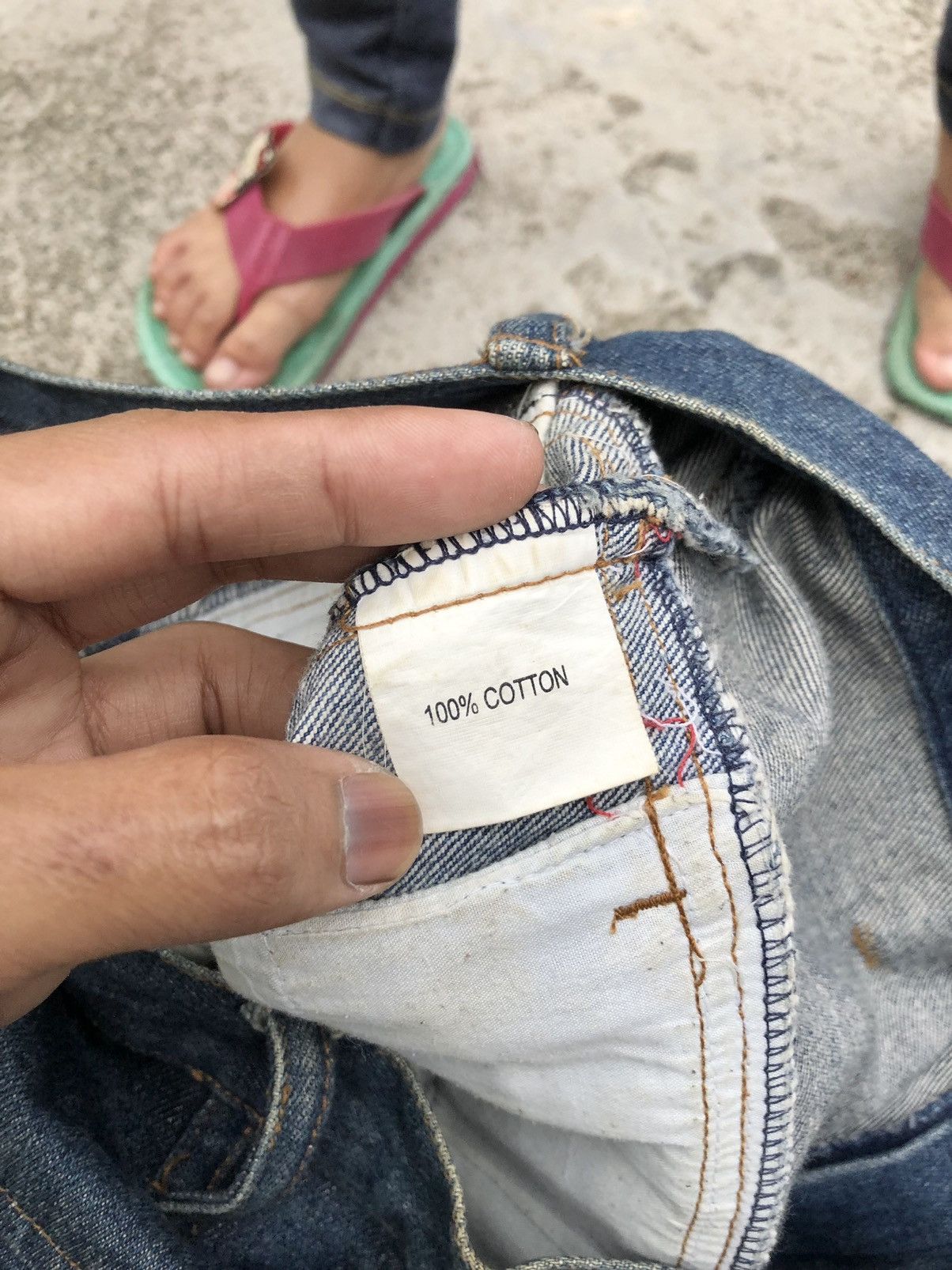 Hypebeast FLARE RECONSTRUCTED MARKY + BUDDY HOMME JEANS Size US 31 - 2 Thumbnail