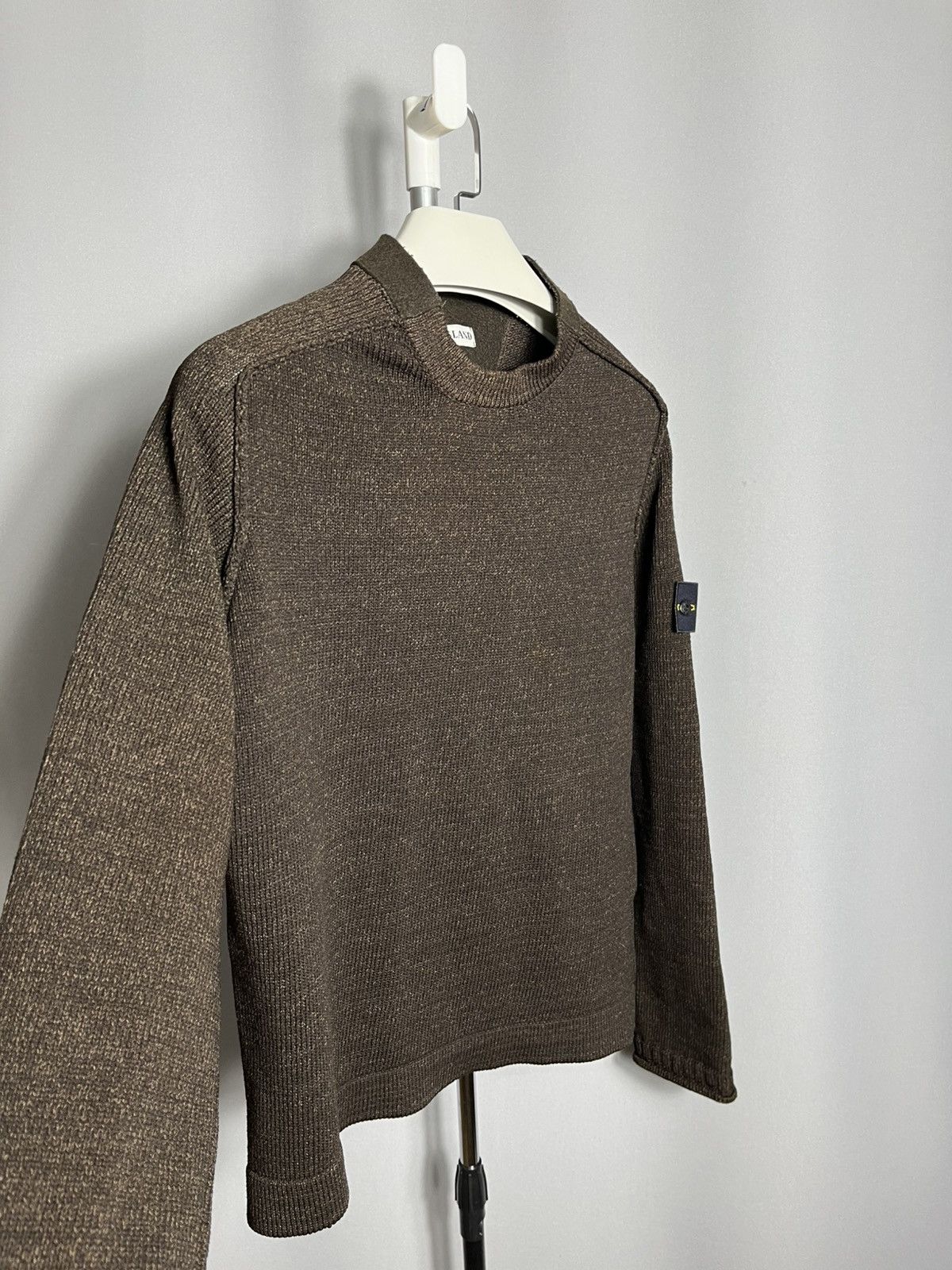 Stone Island Stone Island brown sweater knit vintage mens Size US L / EU 52-54 / 3 - 2 Thumbnail