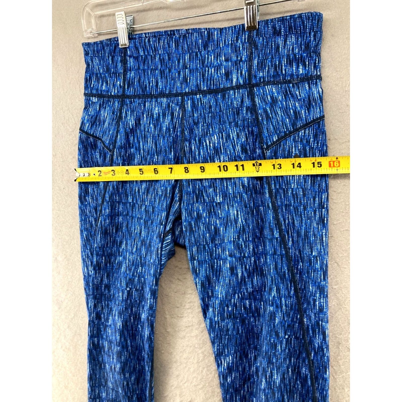 Adidas Adidas Womens Yoga Pants M Blue Climalite High Rise Athletic Size 32" / US 10 / IT 46 - 3 Thumbnail
