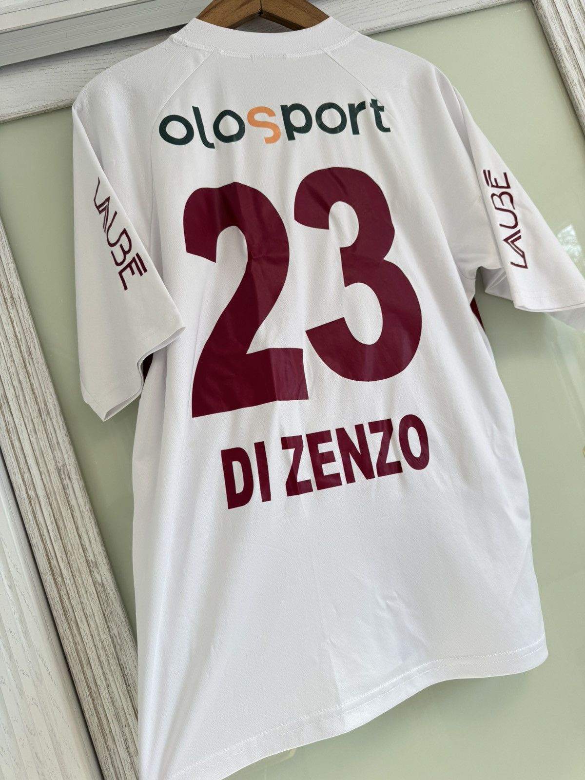 Errea Di Zenzo #23 Bellinzona 2008-2009 Away Soccer Jersey Shirt Size US L / EU 52-54 / 3 - 5 Thumbnail