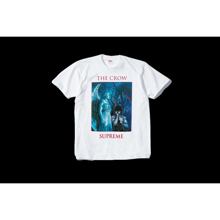 Supreme Supreme x The Crow Tee 'White' Size US S / EU 44-46 / 1 - 1 Thumbnail