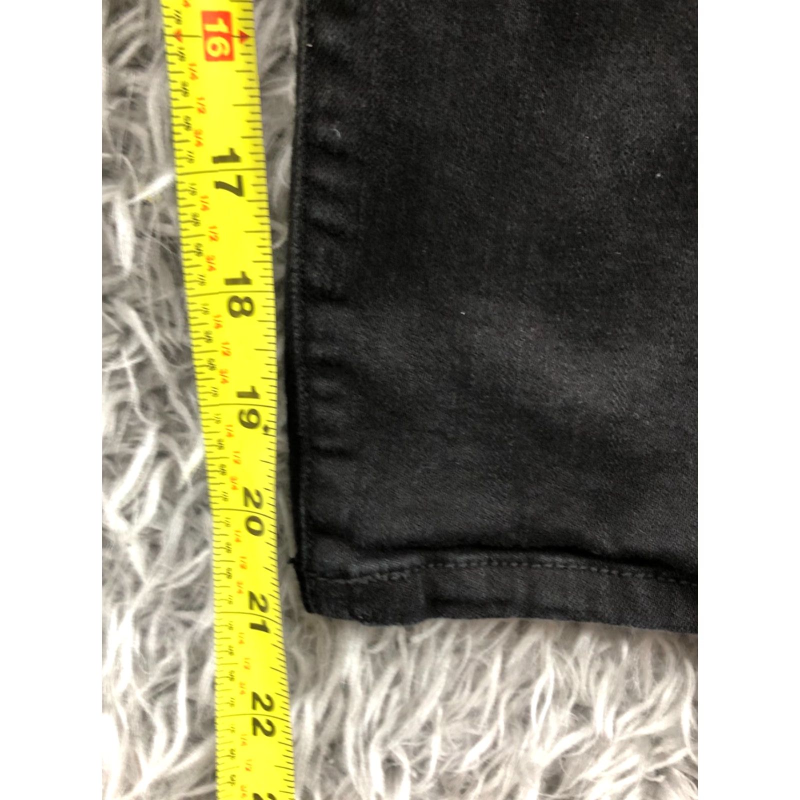 Torrid Torrid Jeans Skinny Crop Dark Wash Black Plus Size 26 Womens Denim 5-Pocket High Rise Logo Button Zipper Collection Size 26" / US 2 / IT 38 - 3 Thumbnail