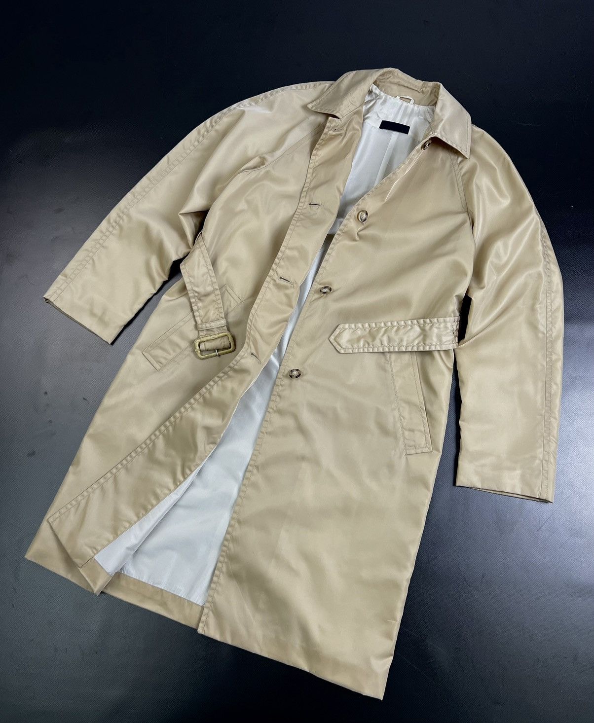 Prada × Vintage Rare Vintage Prada Woman Nylon Coat Jacket Size S / US 4 / IT 40 - 1 Thumbnail