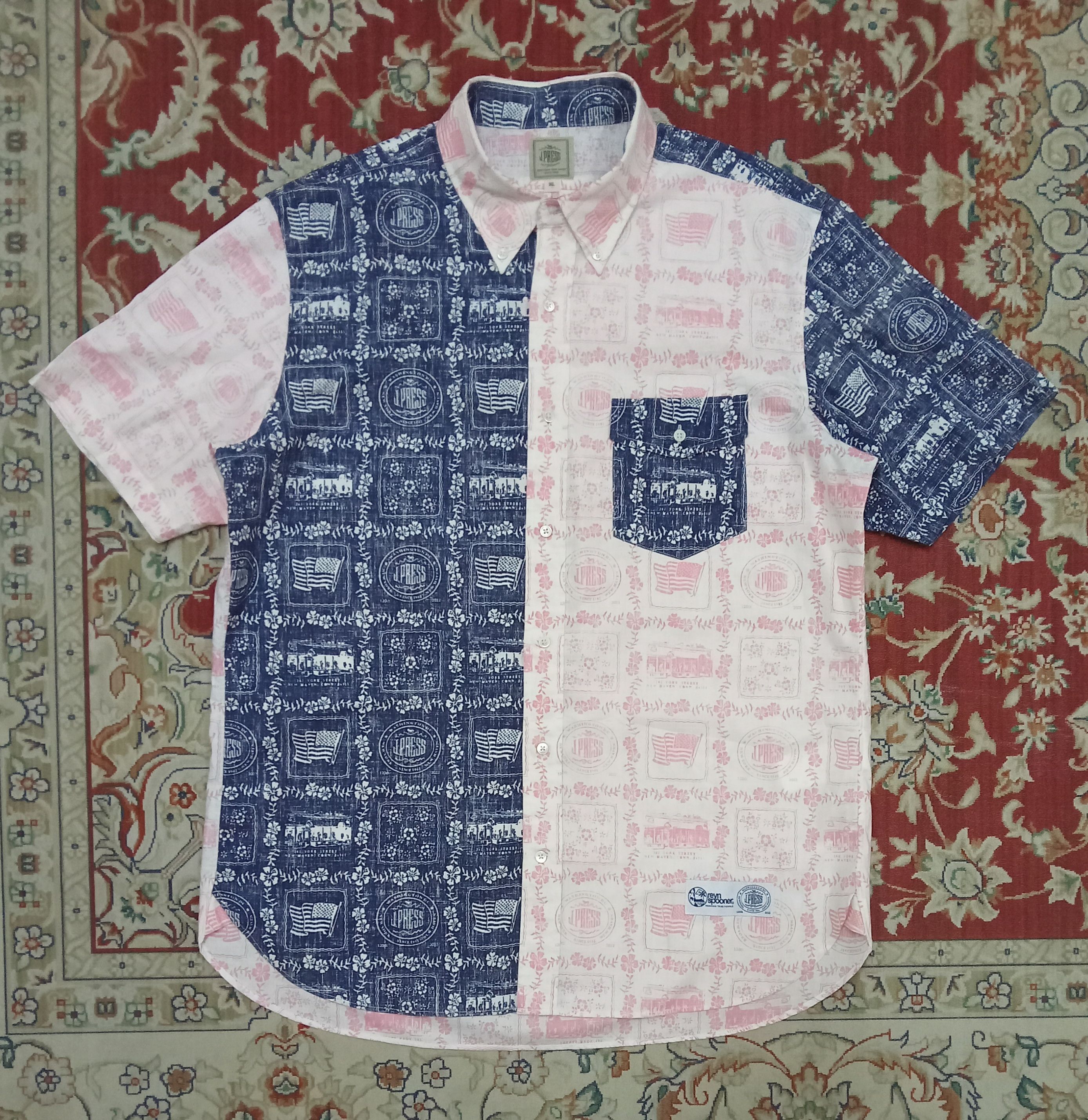 J. Press × Reyn Spooner J Press Reyn Spooner 120th Anniversary Reverse Print Shirt Size US XL / EU 56 / 4 - 1 Thumbnail
