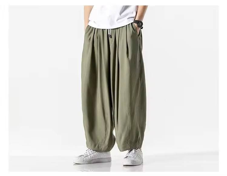 Japanese Brand × Vintage monochrome casual wide leg pants Size US 36 / EU 52 - 3 Thumbnail
