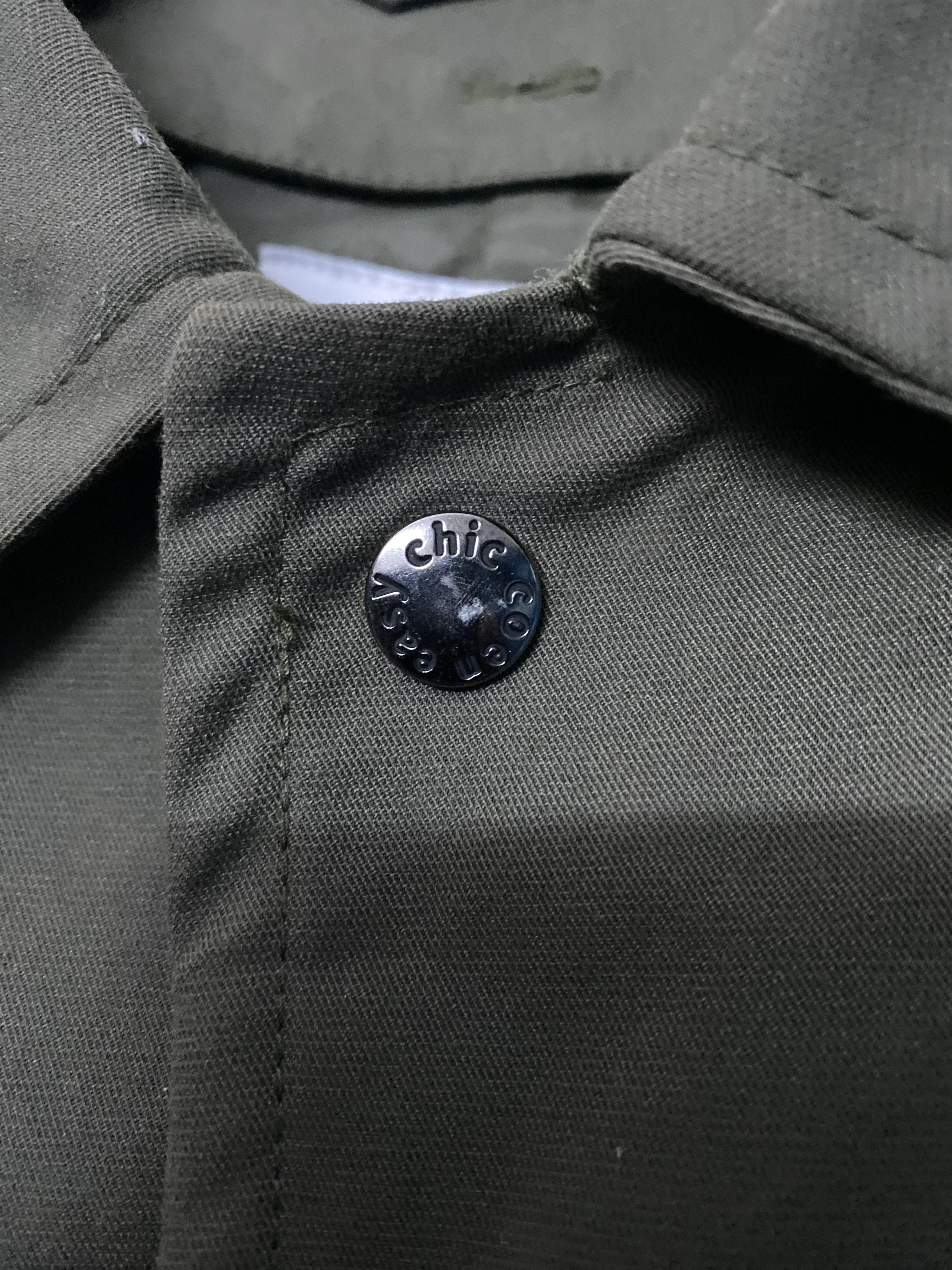 Japanese Brand COEN Tokyo Japan Easy Chic Mac Coat Military Green Large Size US L / EU 52-54 / 3 - 8 Thumbnail